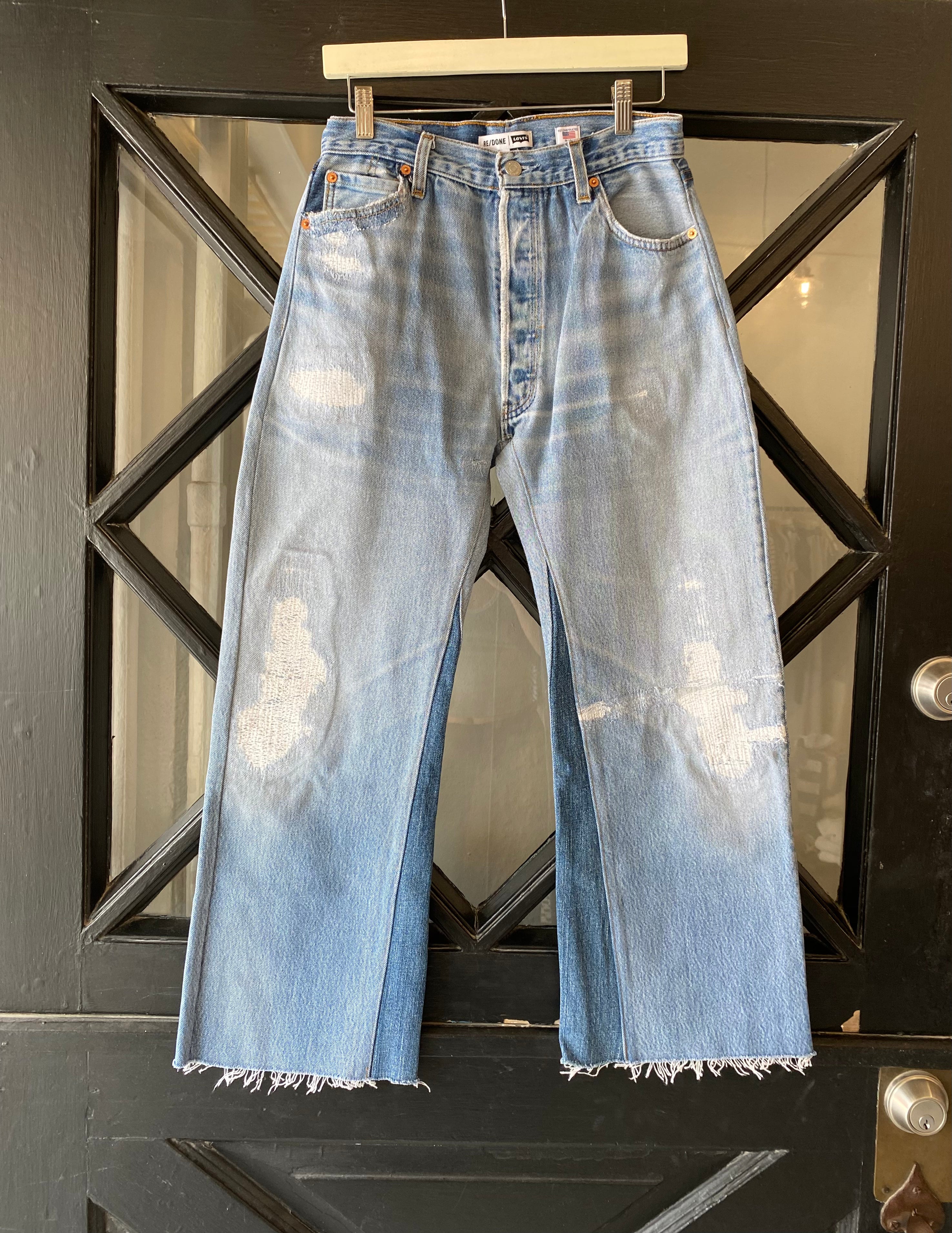 RE/DONE Levis High Rise Wide Leg Crop 1120WLC