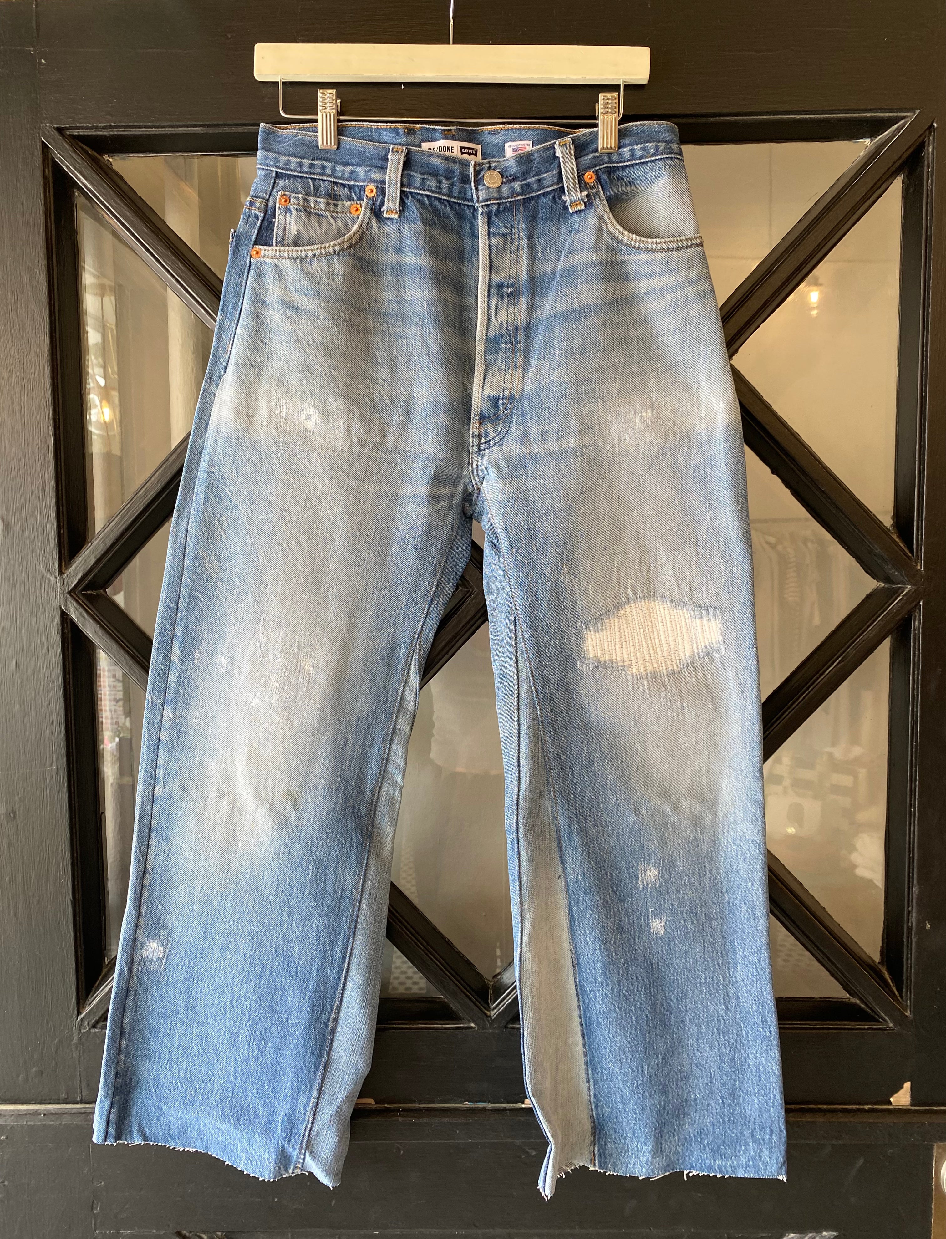 RE/DONE Levis High Rise Wide Leg Crop 1120WLC