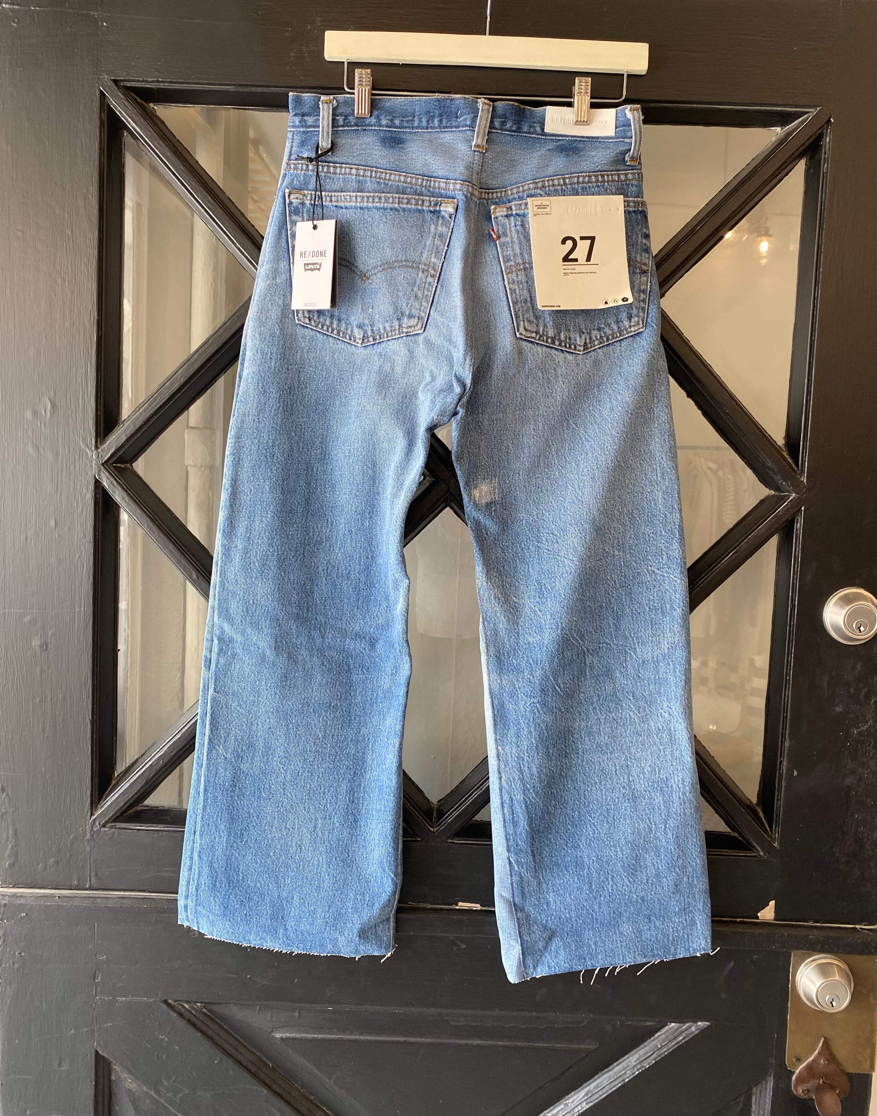 RE/DONE Levis High Rise Wide Leg Crop 1120WLC