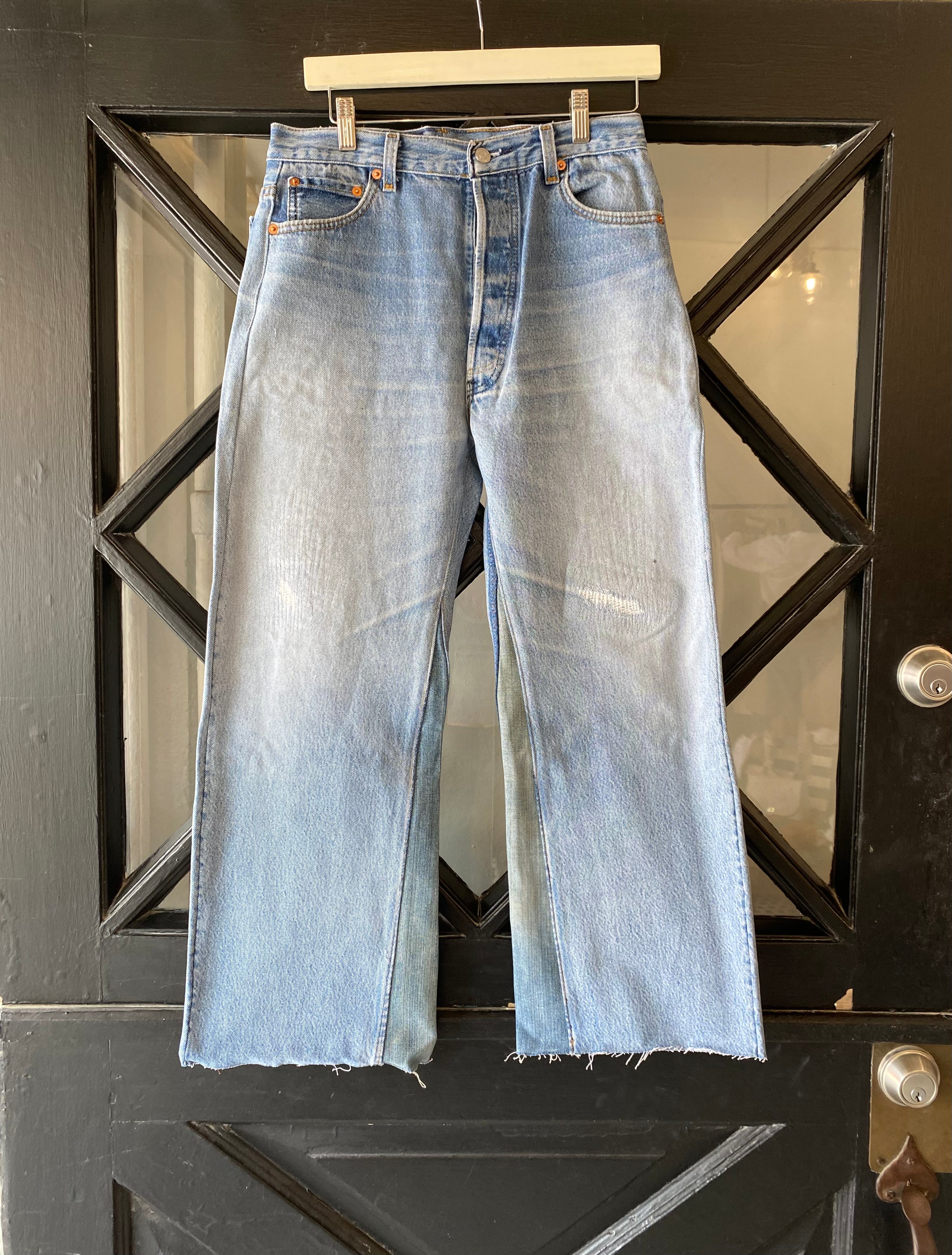 RE/DONE Levis High Rise Wide Leg Crop 1120WLC