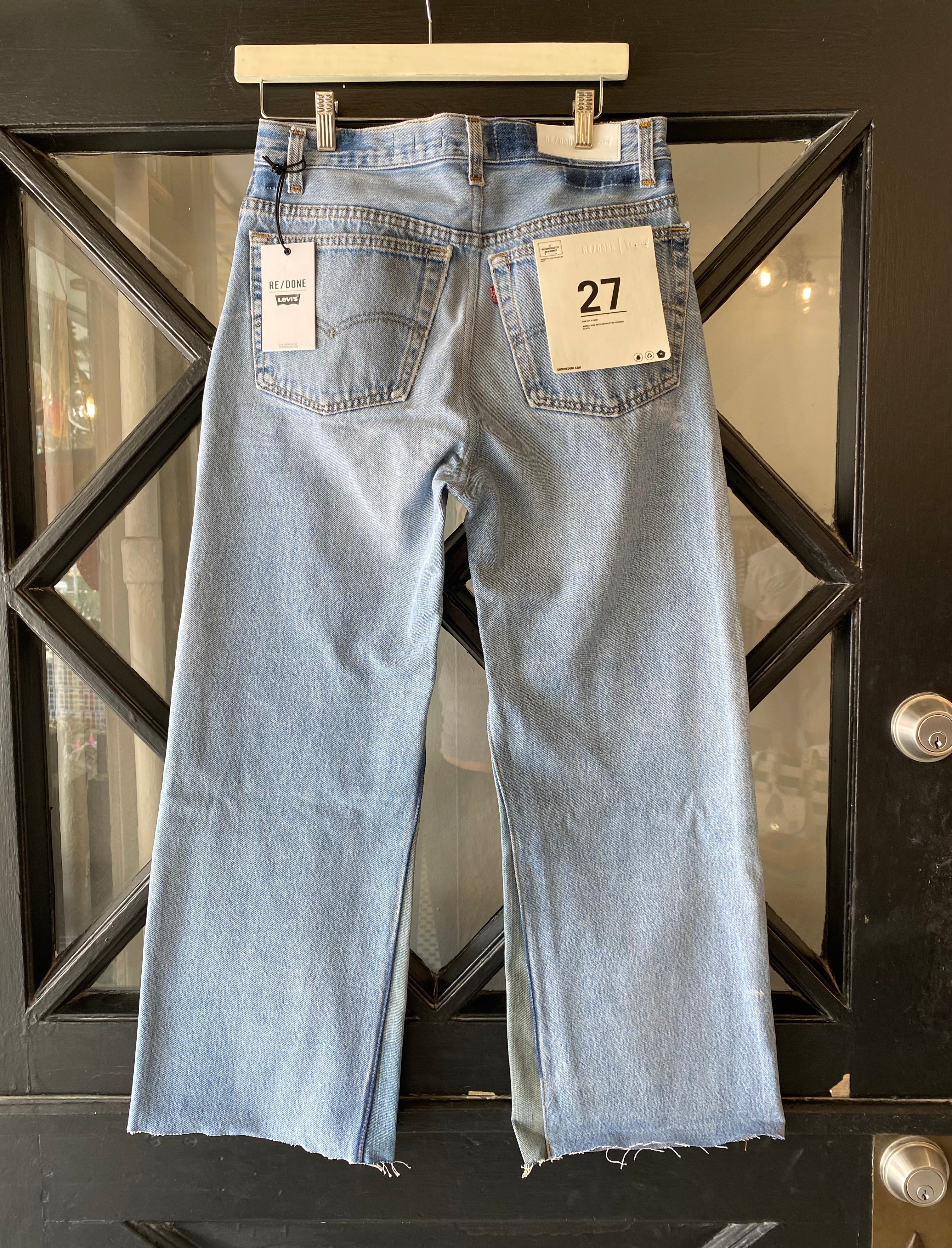 RE/DONE Levis High Rise Wide Leg Crop 1120WLC