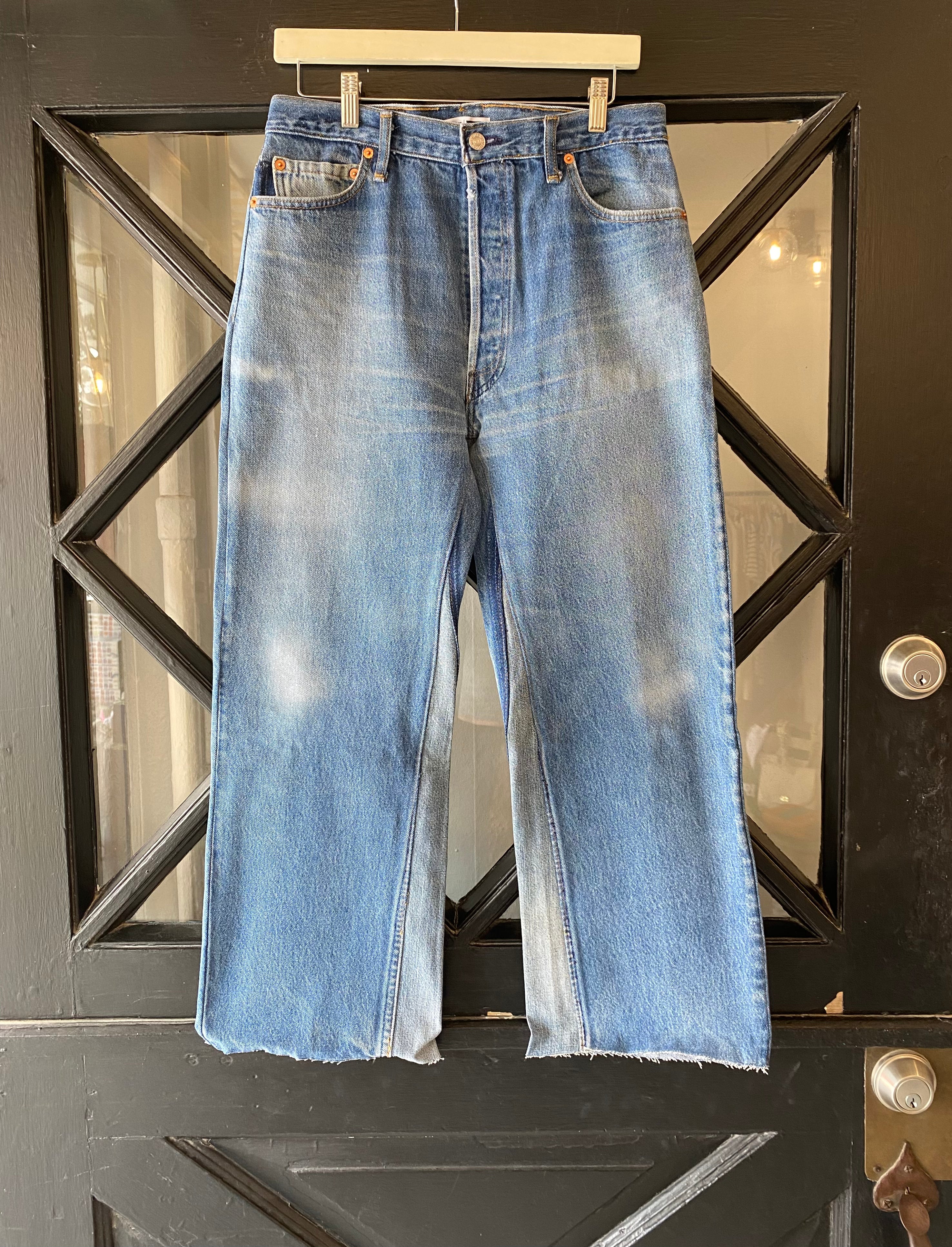 RE/DONE Levis High Rise Wide Leg Crop 1120WLC