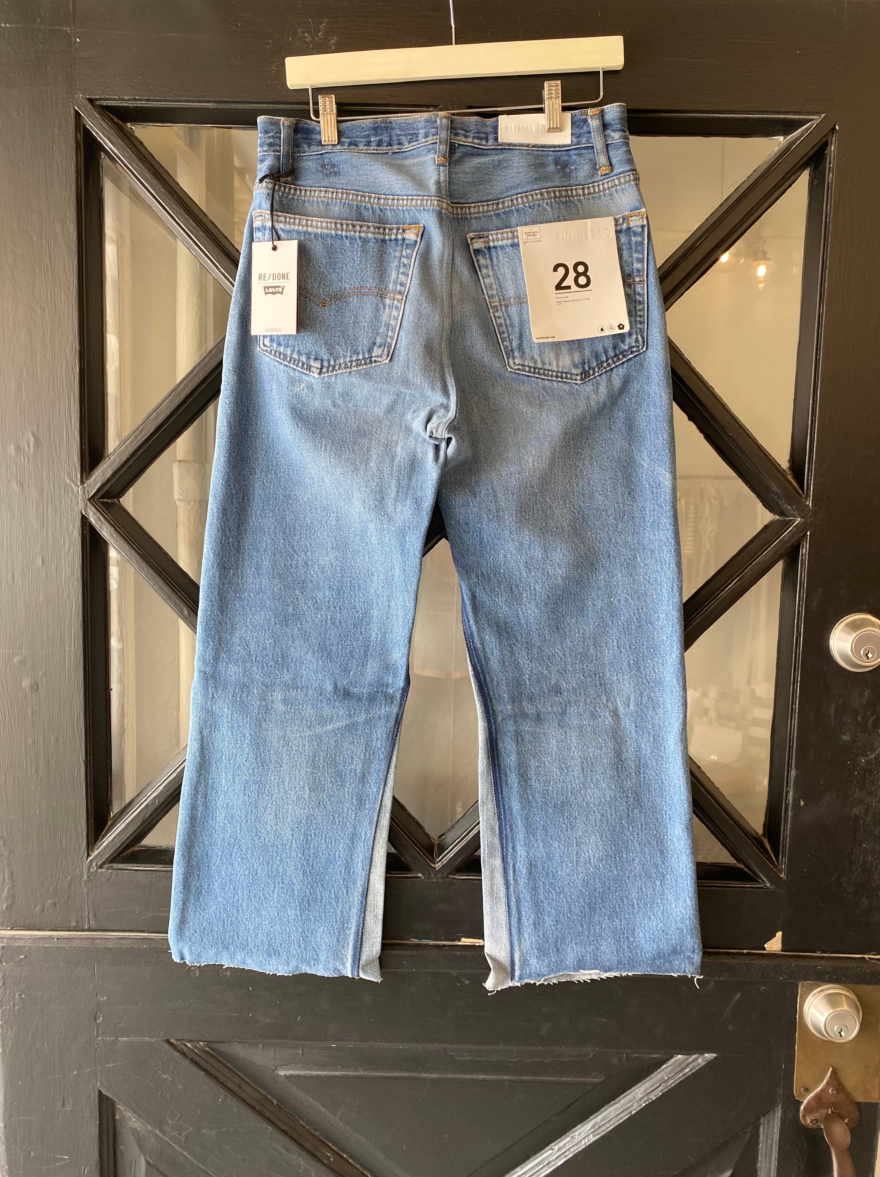 RE/DONE Levis High Rise Wide Leg Crop 1120WLC