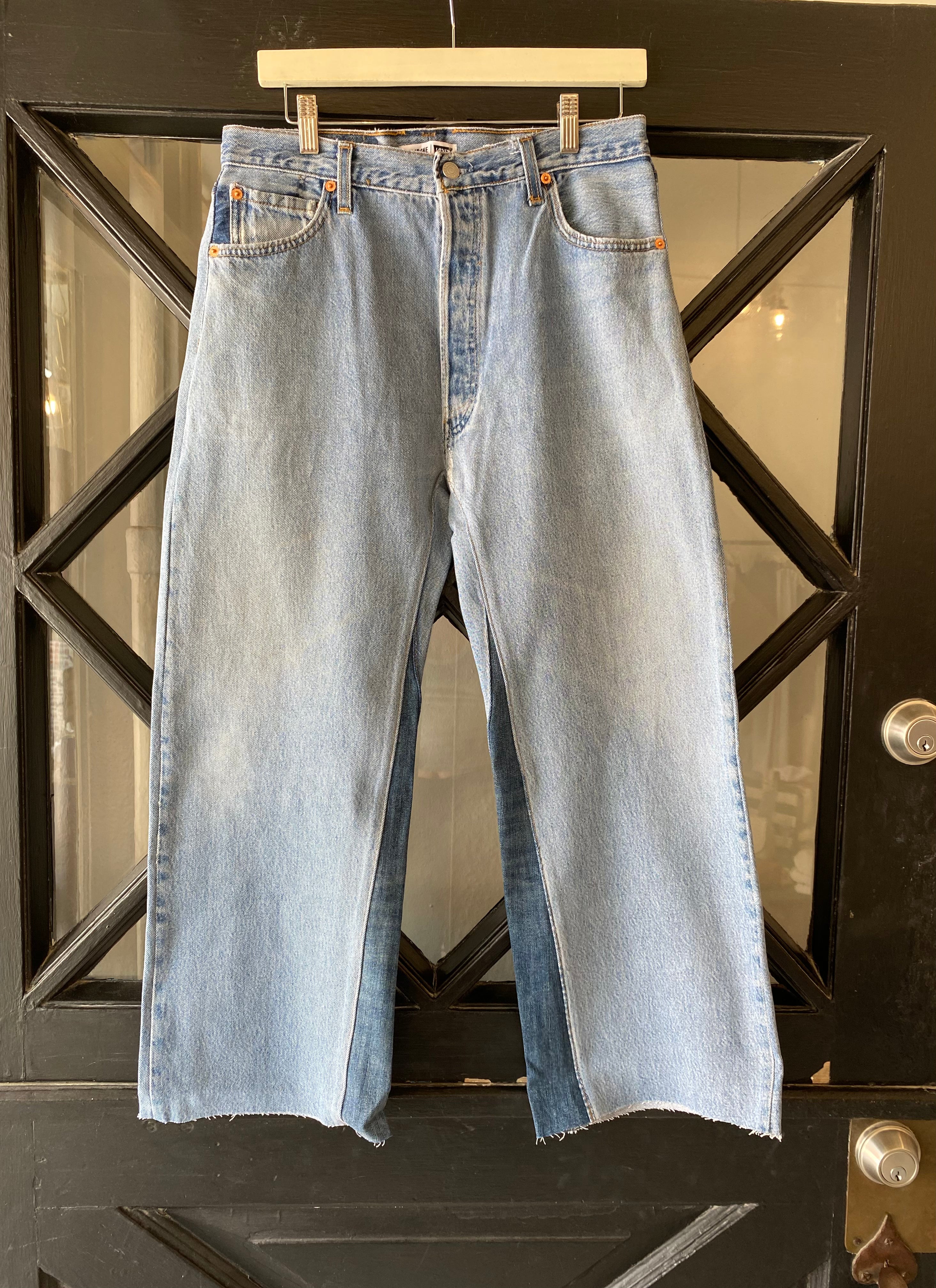 RE/DONE Levis High Rise Wide Leg Crop 1120WLC