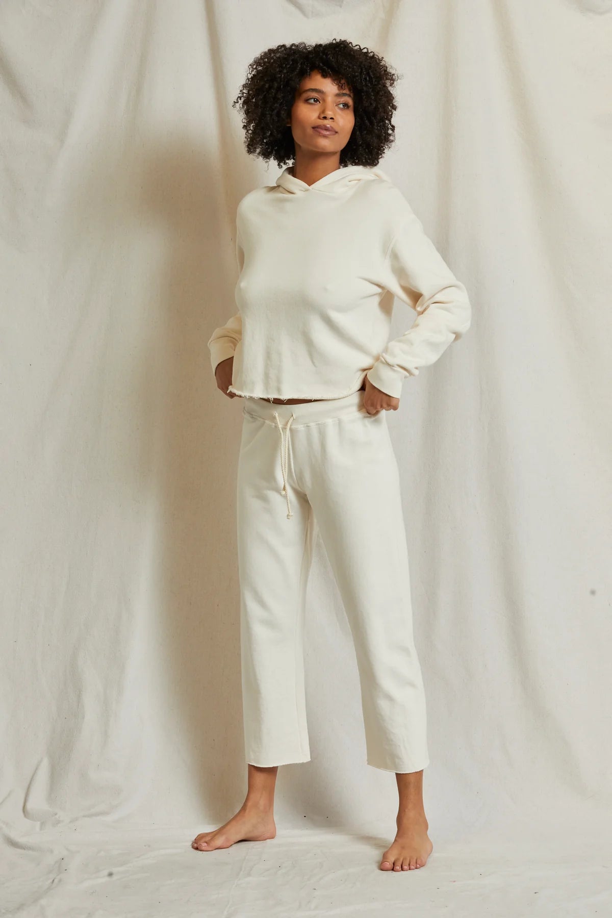 Perfect White Tee Jamaica Beach Fleece Straight Leg Sweatpant