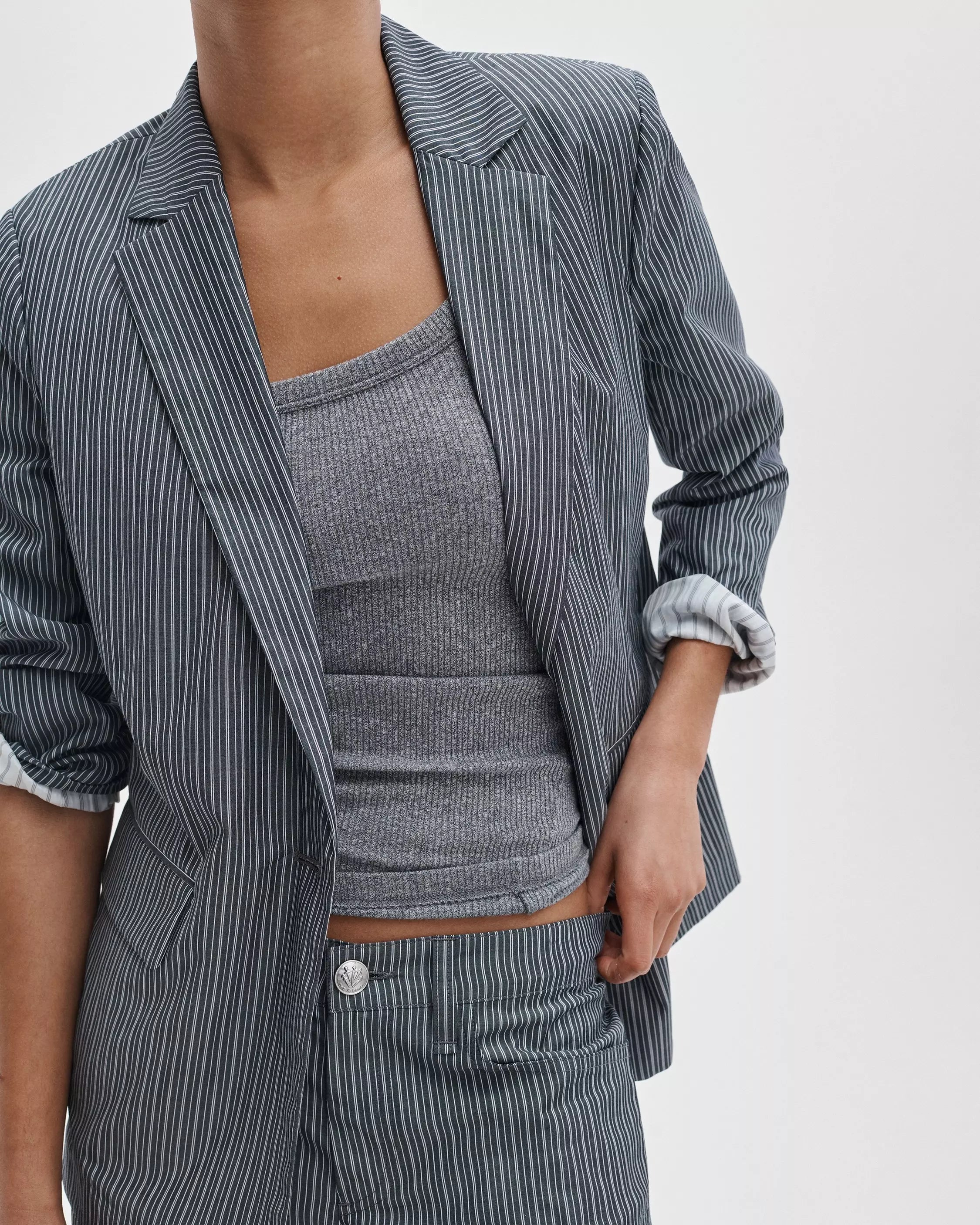 Rag & Bone Jennie Poplin Blazer