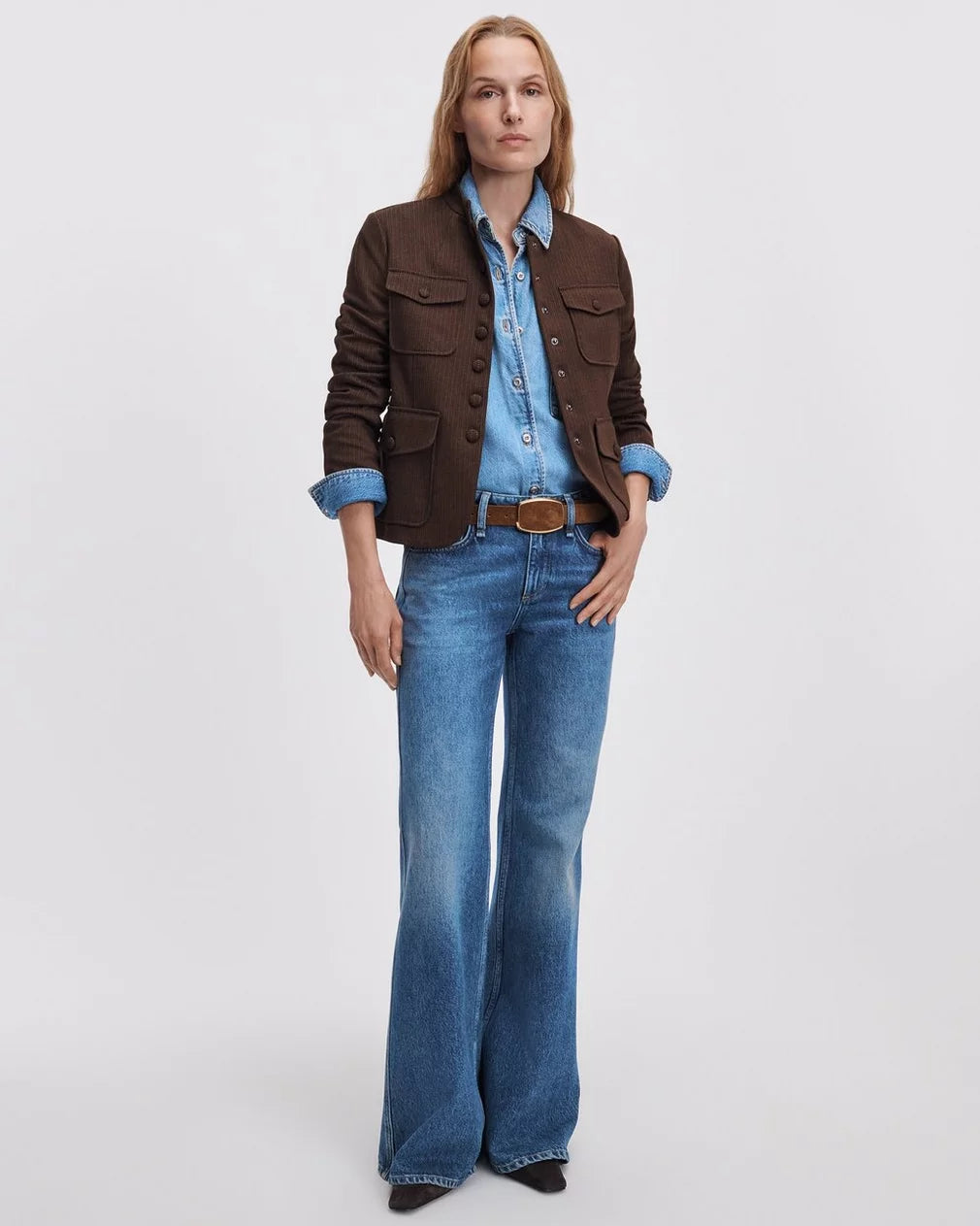 Rag & Bone Josie Low Rise Relaxed Flare Jean