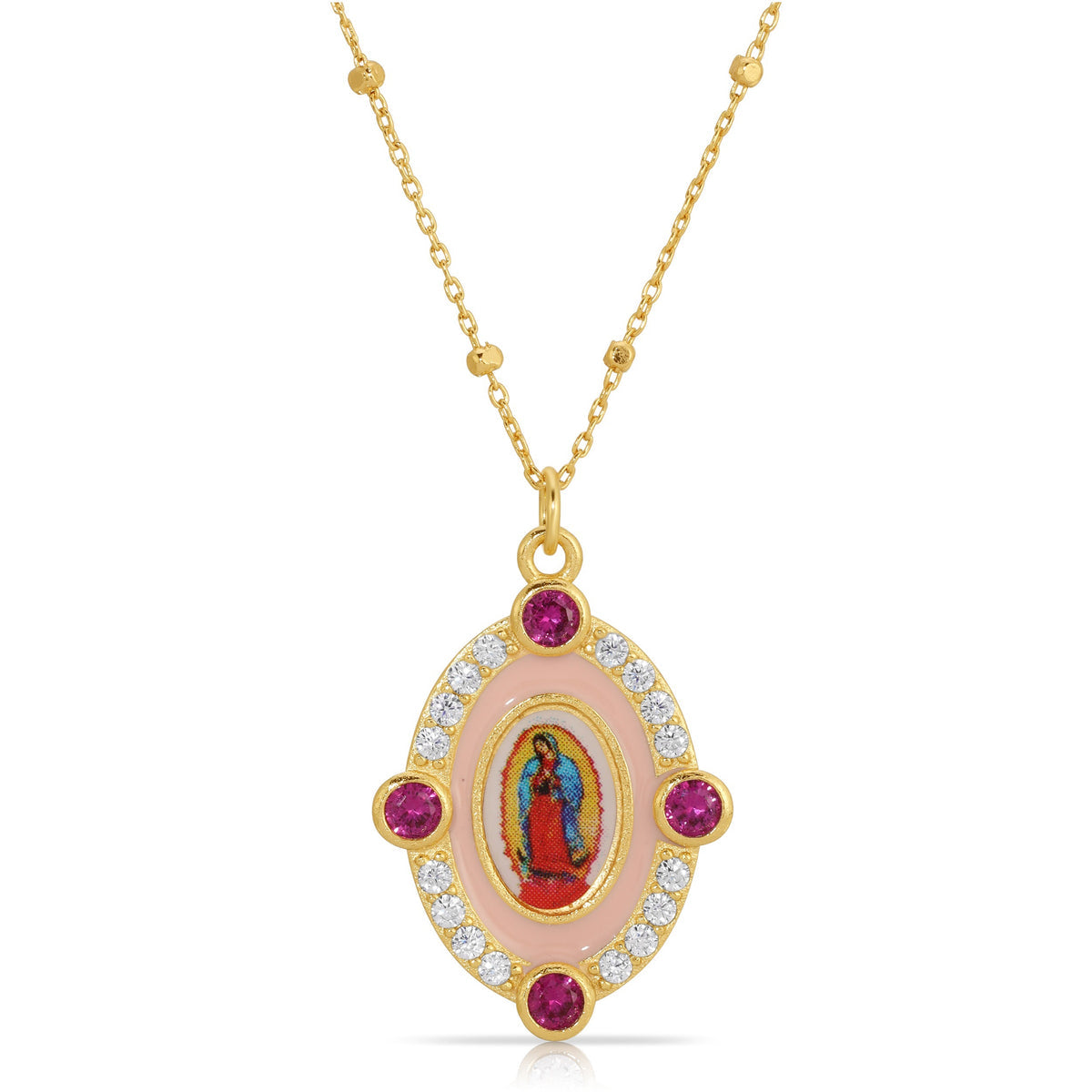 Joy Dravecky Our Lady Guadalupe Necklace