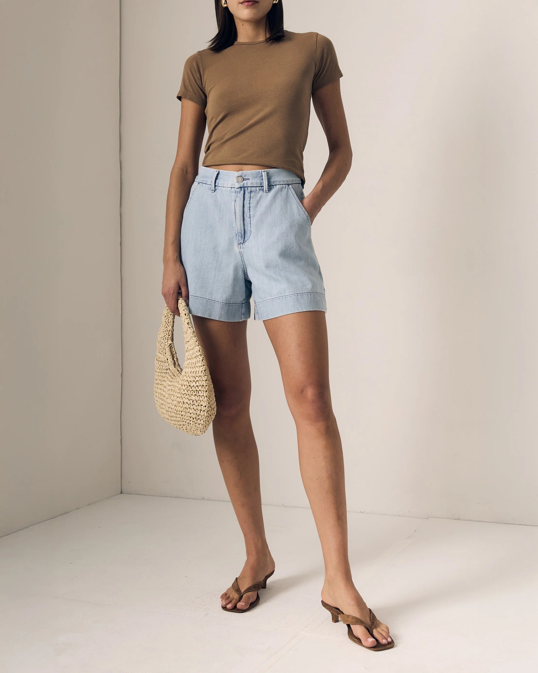 Le Jean Trouser Short