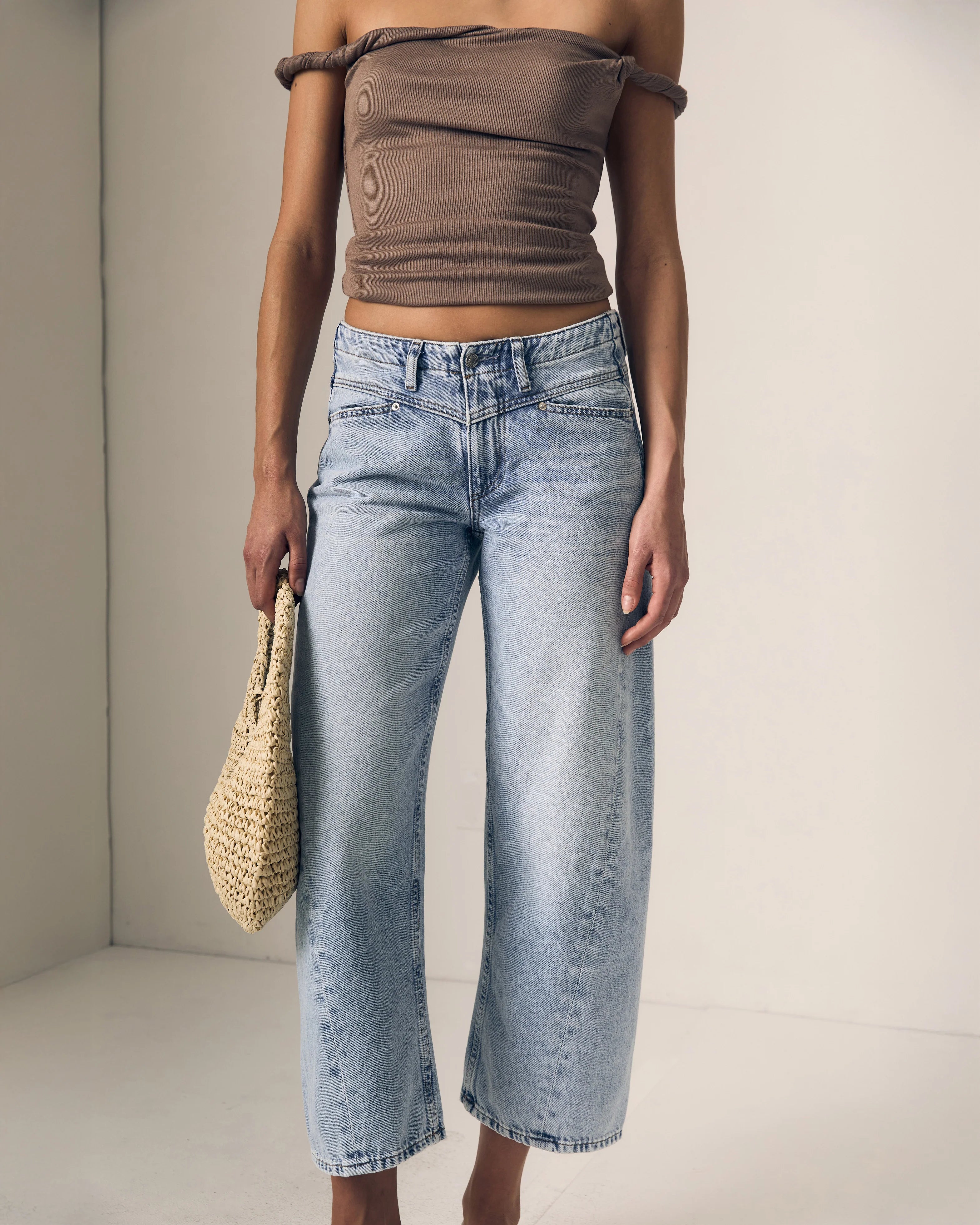 Le Jean Selena Crop Cuffed