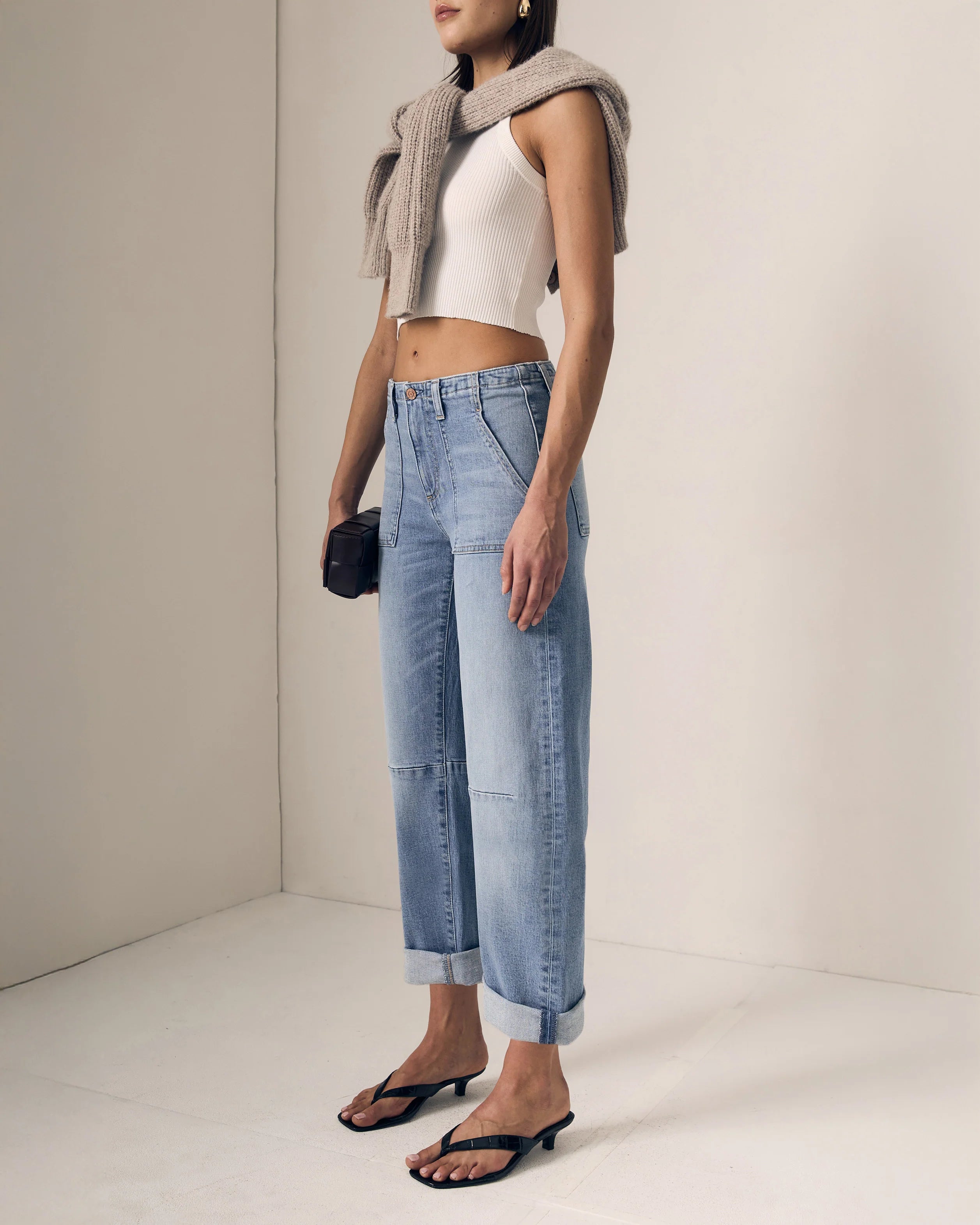 Le Jean Utility Soft Barrel Cuffed W438150