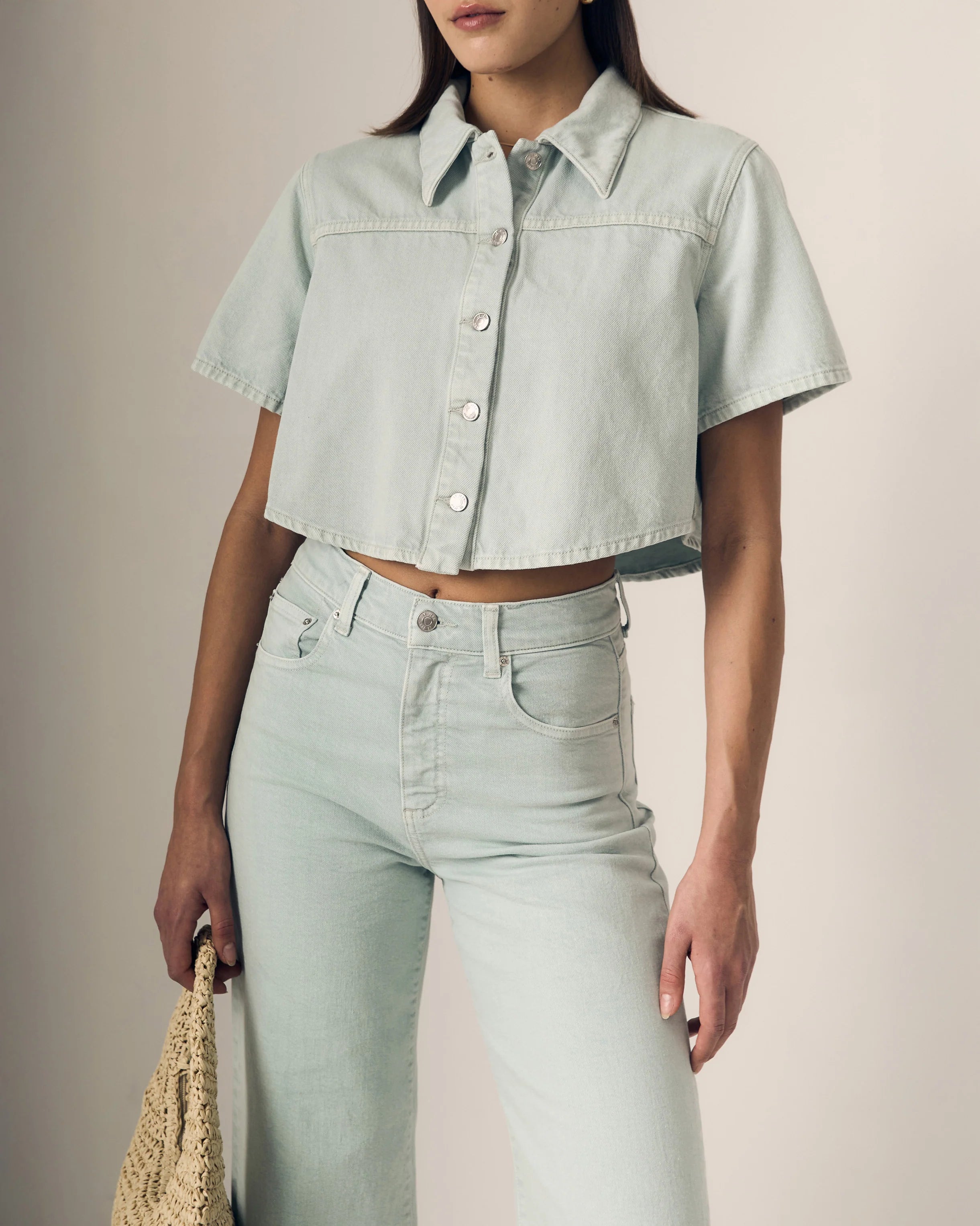 Le Jean Short Sleeve Swing Shirt W434155