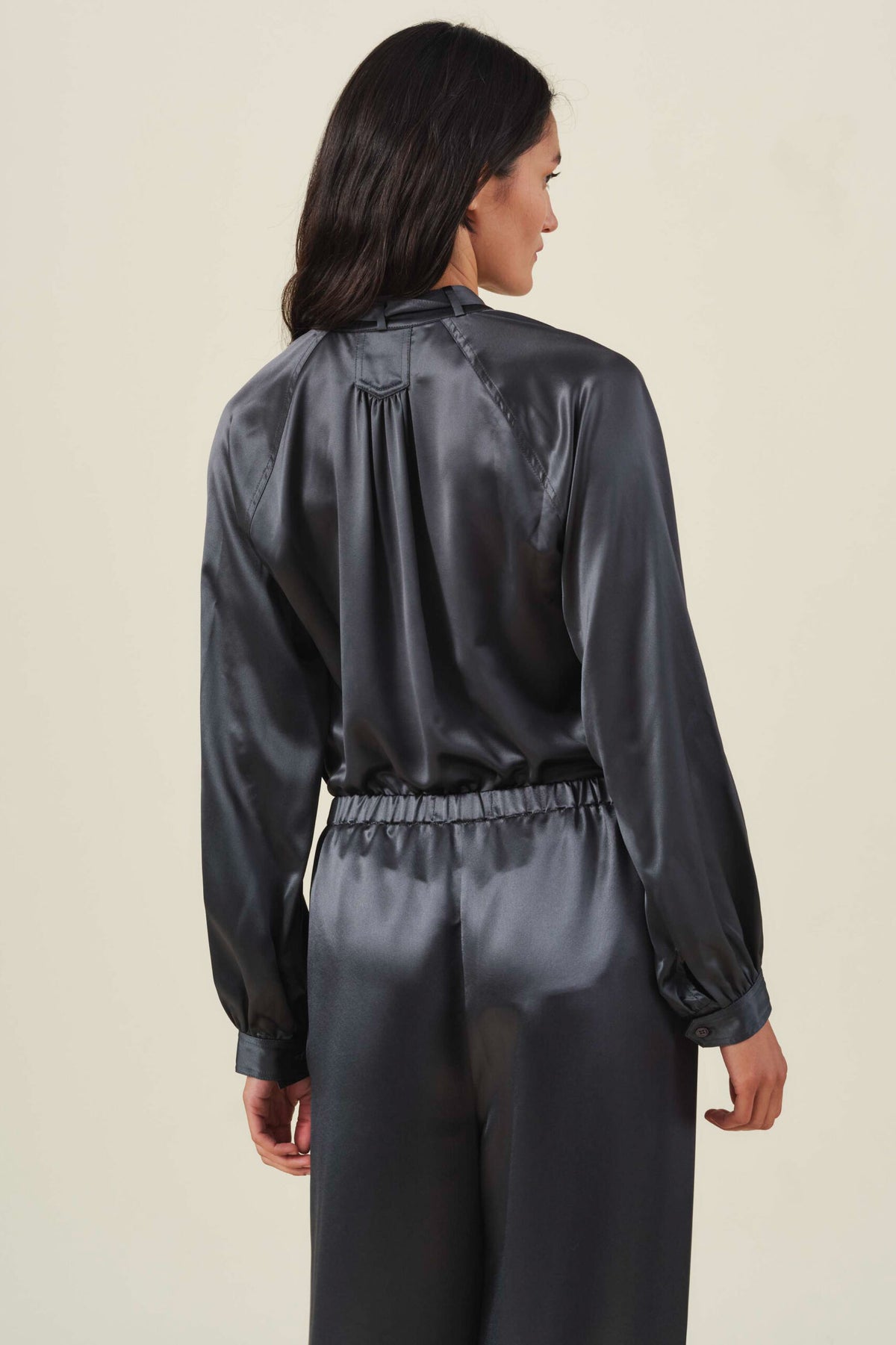 Velvet by Graham and Spencer Nia Tie Neck  Blouse