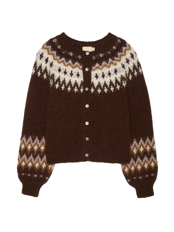 Nation LTD Lula Fair Isle Cardi 9128