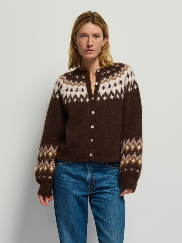 Nation LTD Lula Fair Isle Cardi 9128