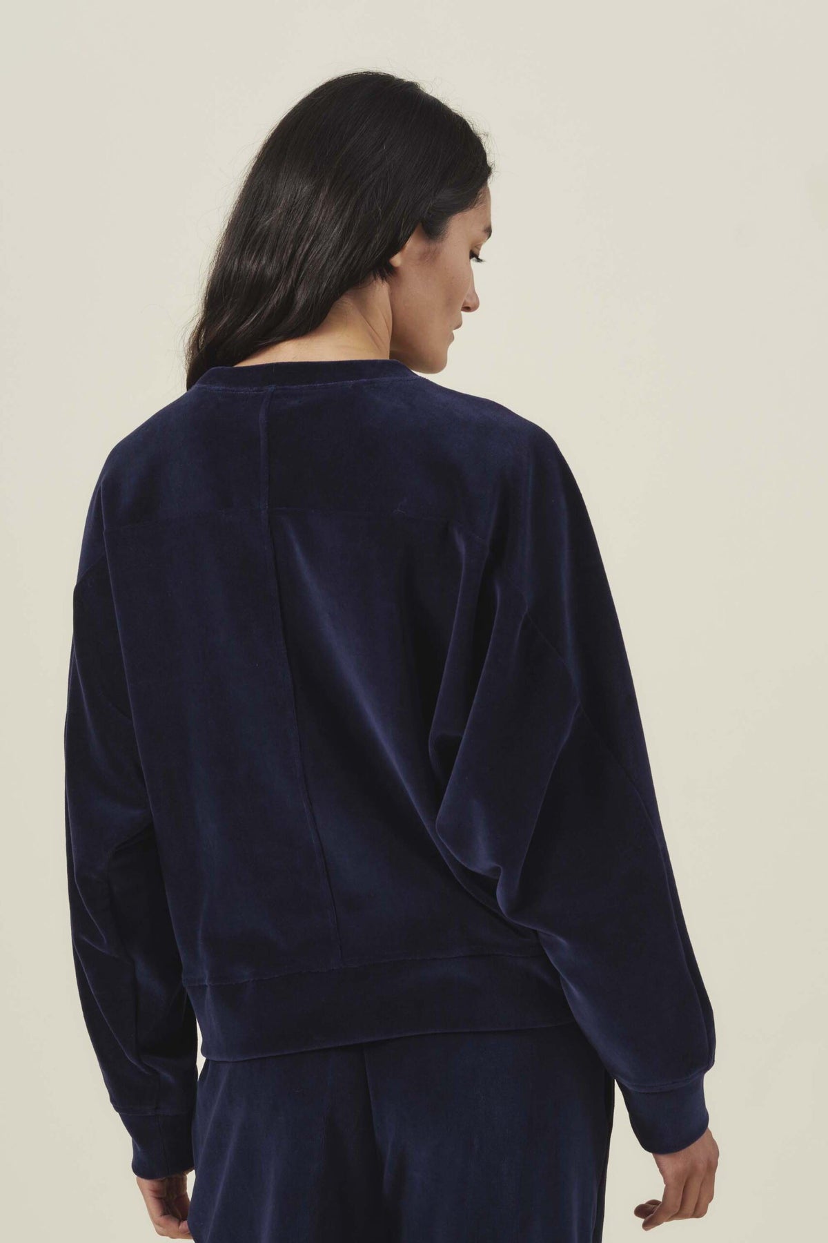 Velvet by Graham and Spencer Callie Velour Sweatshirt