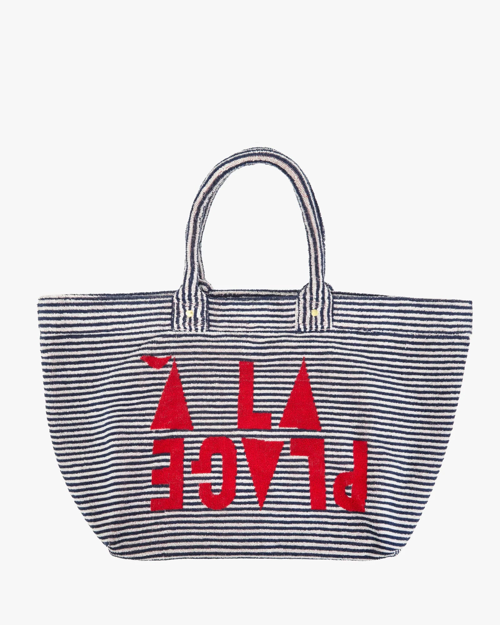 Clare V. La Plage Tote Terry Stripe CVH1001025