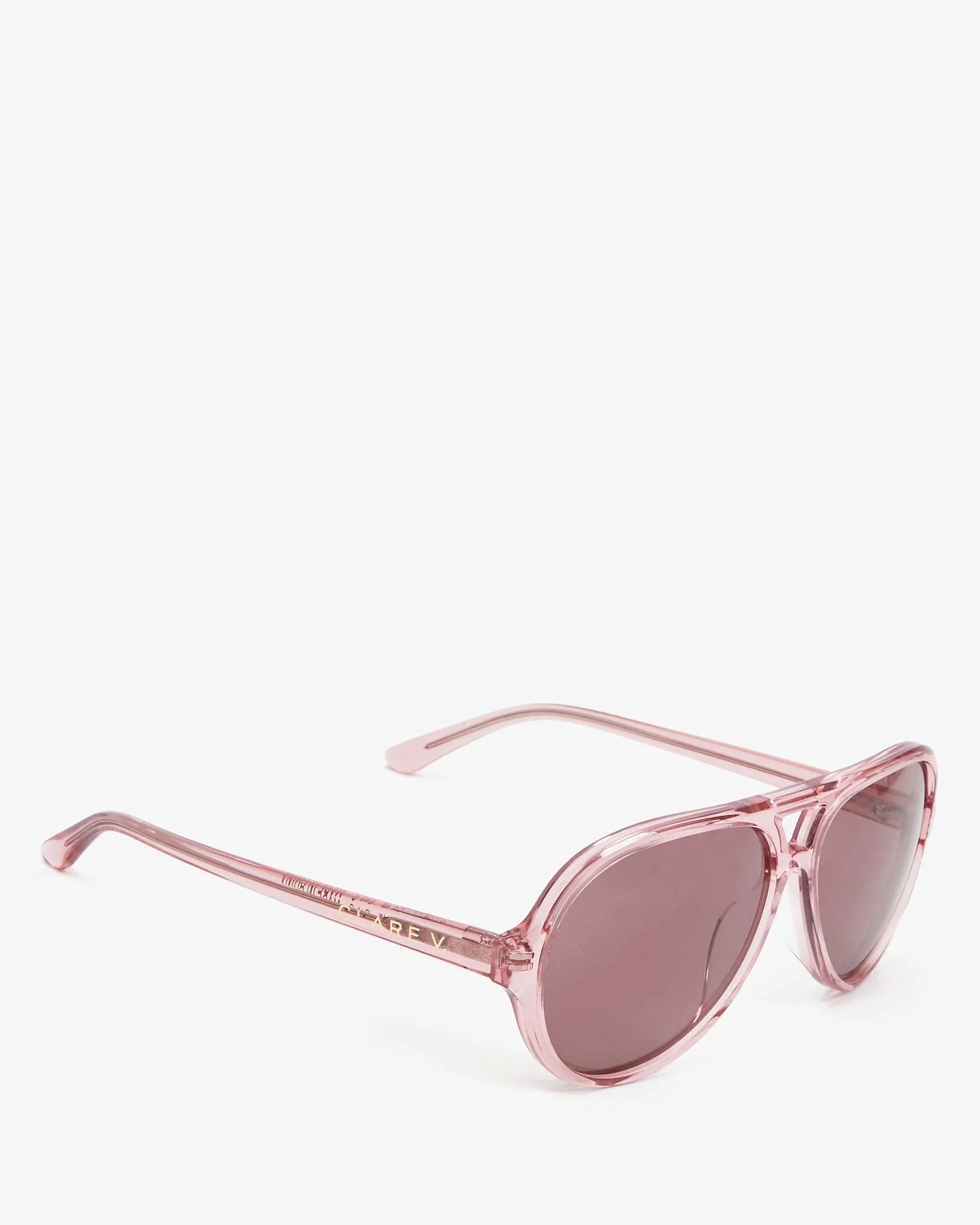 Clare V Lizzie Sunglasses Dark Rose AC-EW-US-100017