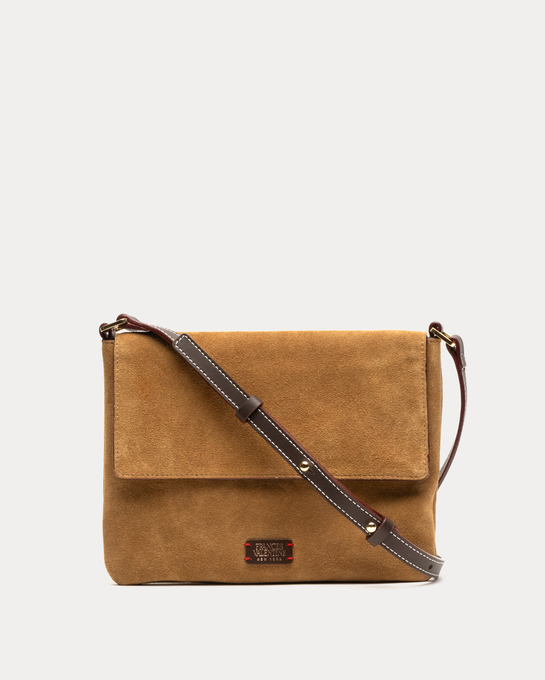 Frances Valentine Maggie Crossbody Suede Leather