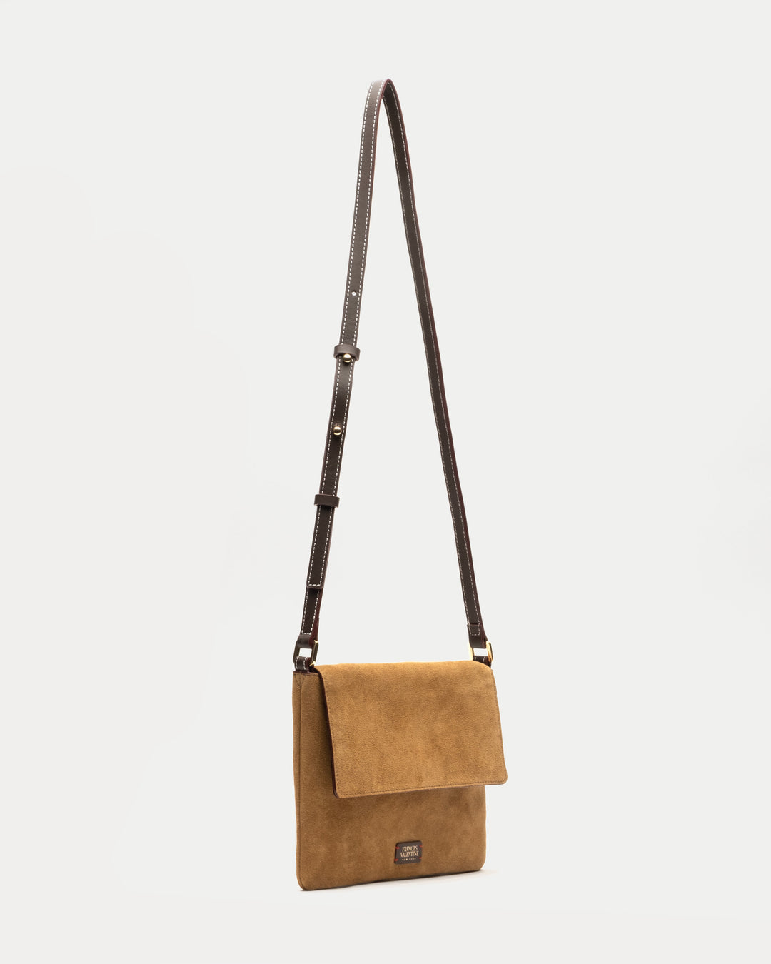 Frances Valentine Maggie Crossbody Suede Leather