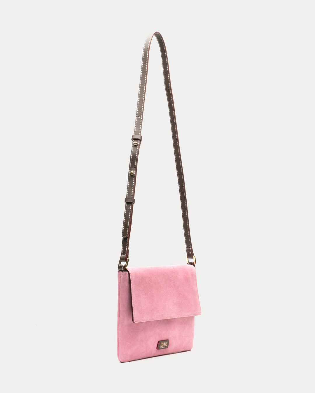 Frances Valentine Maggie Crossbody Suede Leather