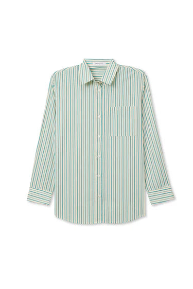 Perfect White Tee Avalon Poplin Button Down Tee