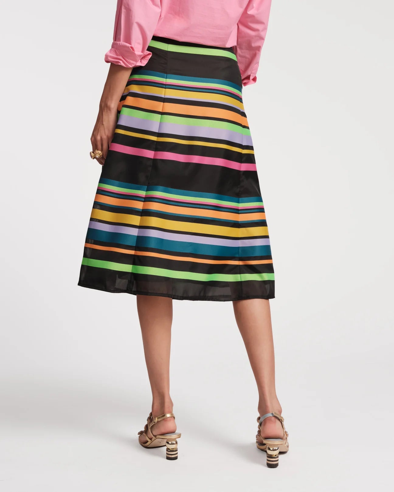 Frances Valentine Mercer Striped Maxi Skirt