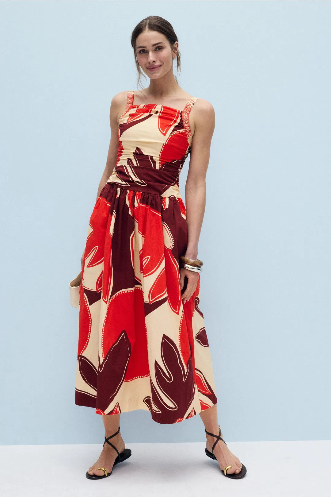 Mon Renn Sundrop Palms Midi Dress