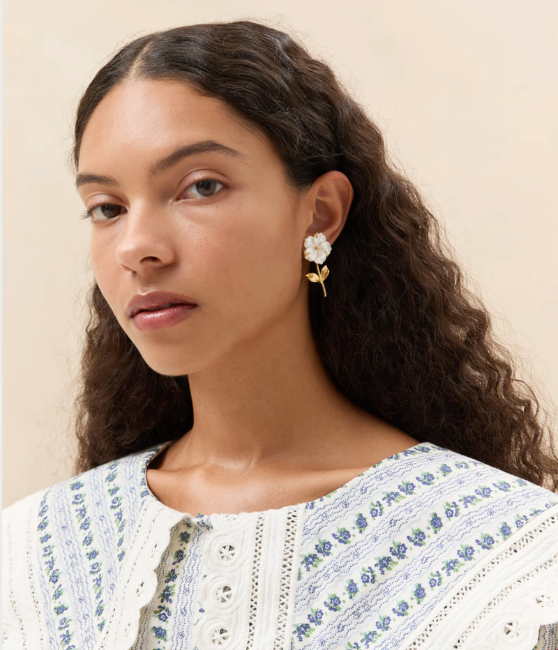 Loeffler Randall Mai Flower Earring