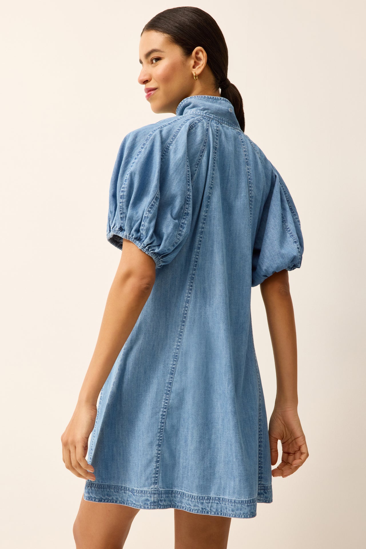 Marie Oliver Esther Puff Sleeve Dress