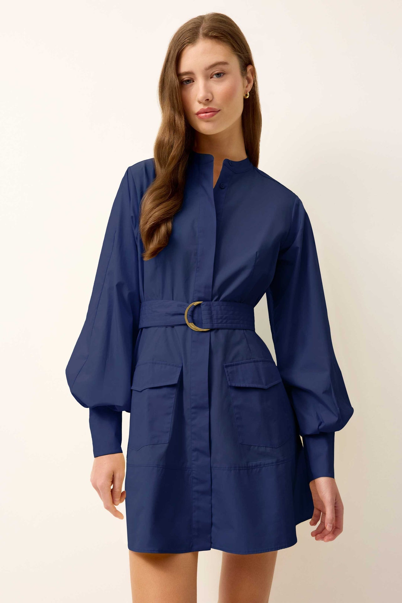 Marie Oliver Hughes Dress - Navy