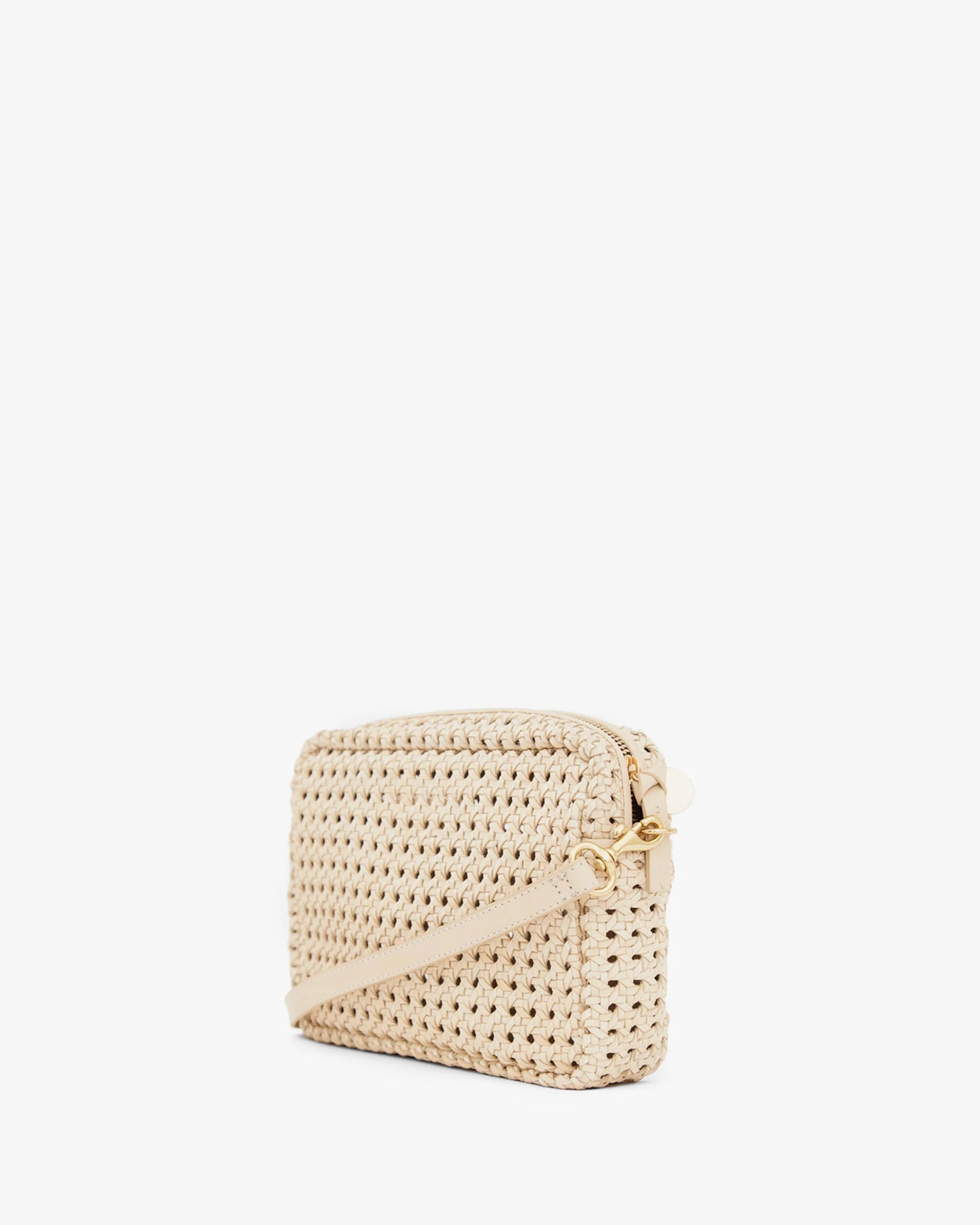 Clare V Midi Sac - Cream Rattan HB-CB-MS-100079