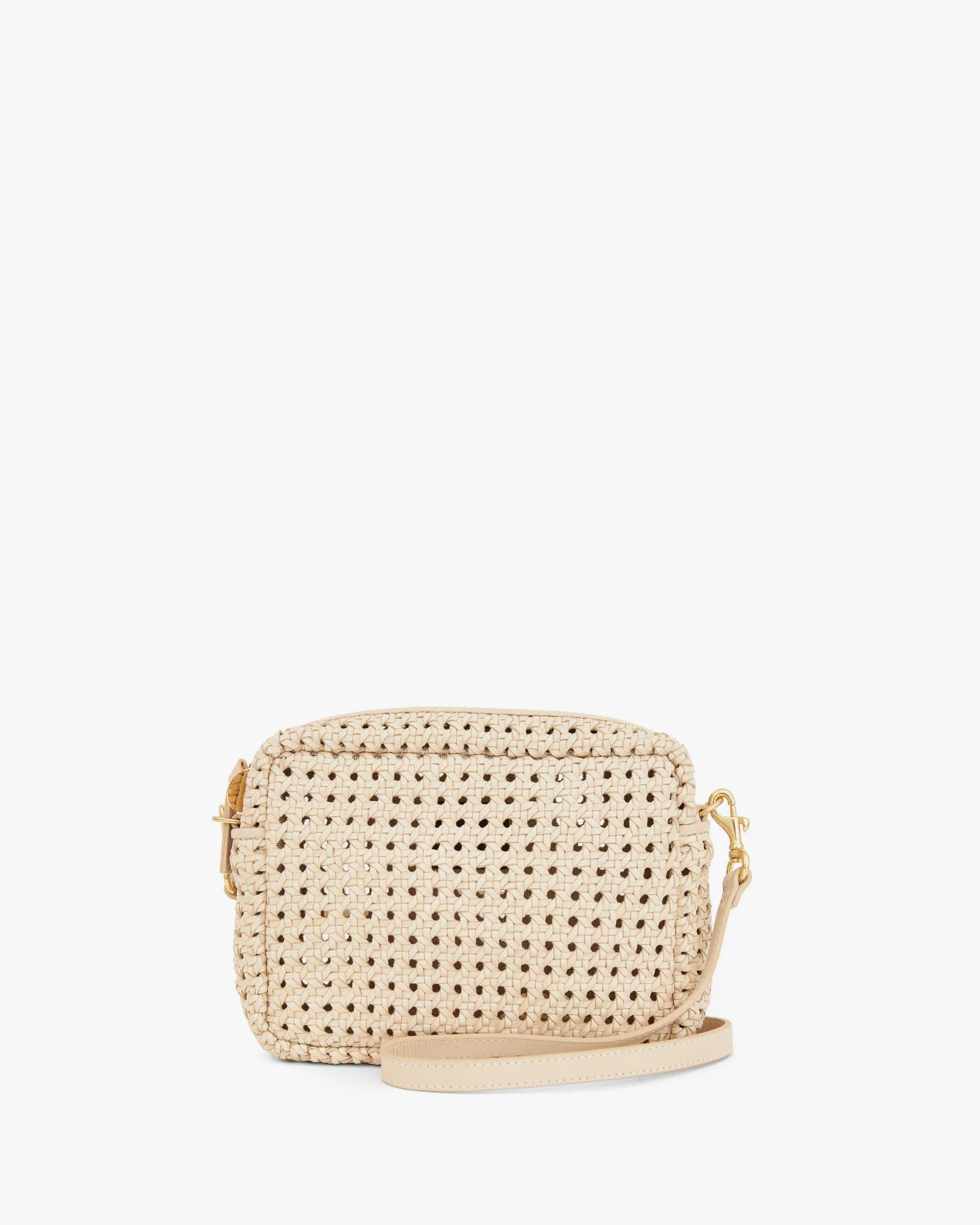 Clare V Midi Sac - Cream Rattan HB-CB-MS-100079