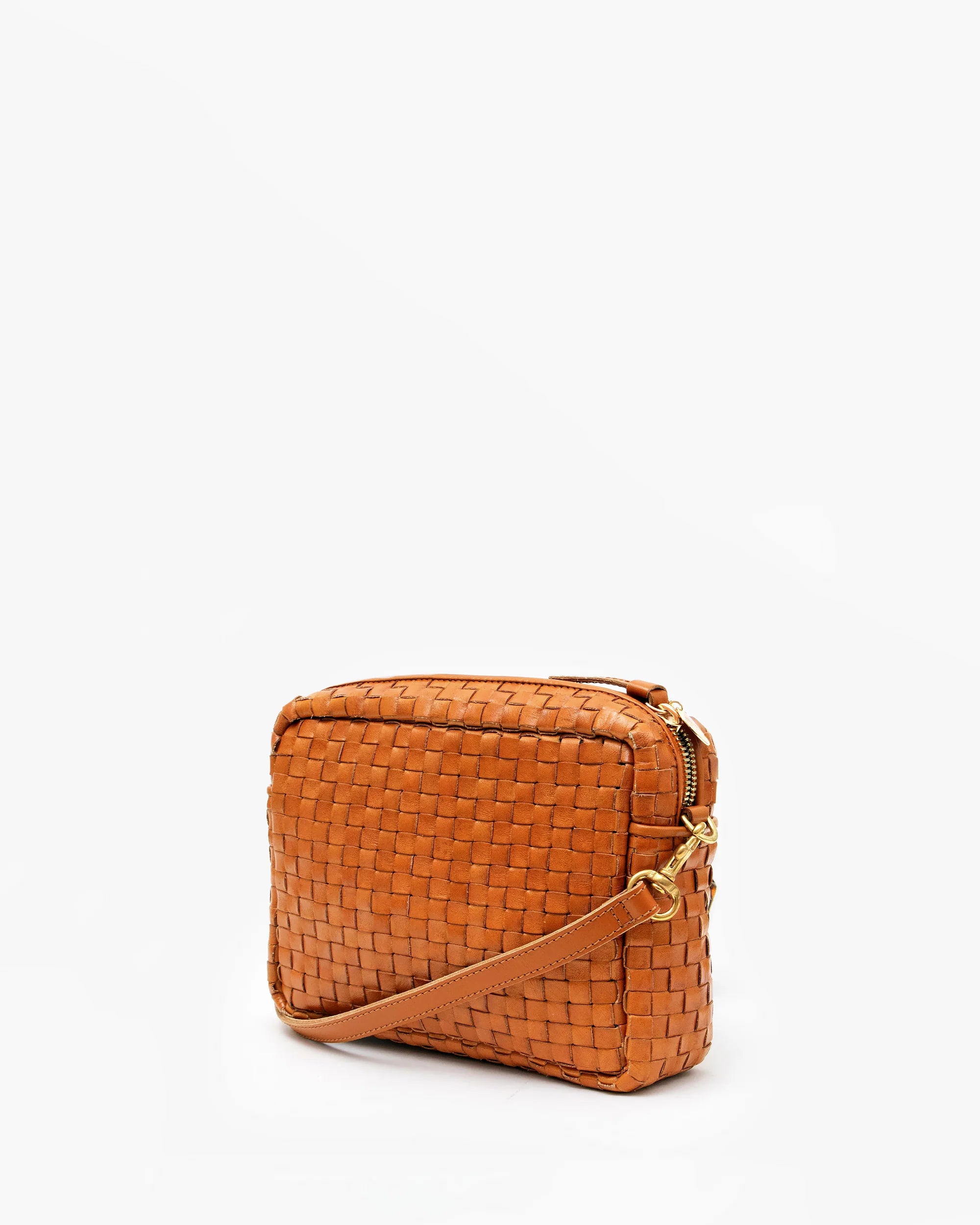 Clare V Midi Sac - Woven Checker Natural HB-CB-MS-100221