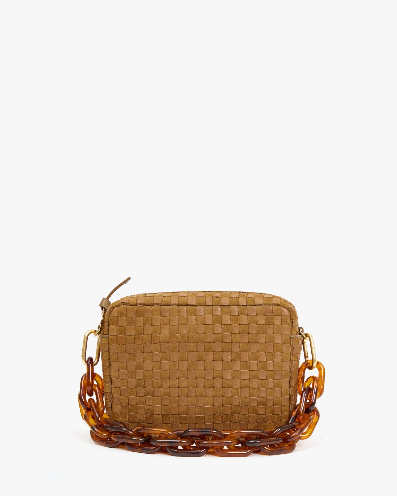 Clare V. Midi Sac Sequoia Woven Checker CVH1000329