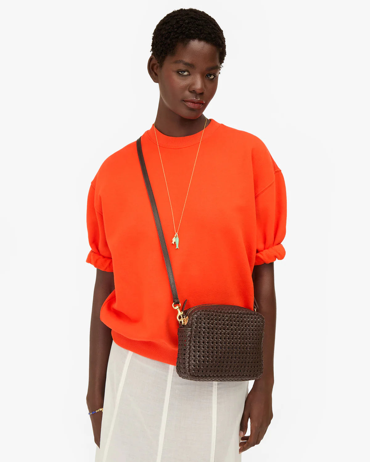 Clare V. Midi Sac Rattan CVH1000677