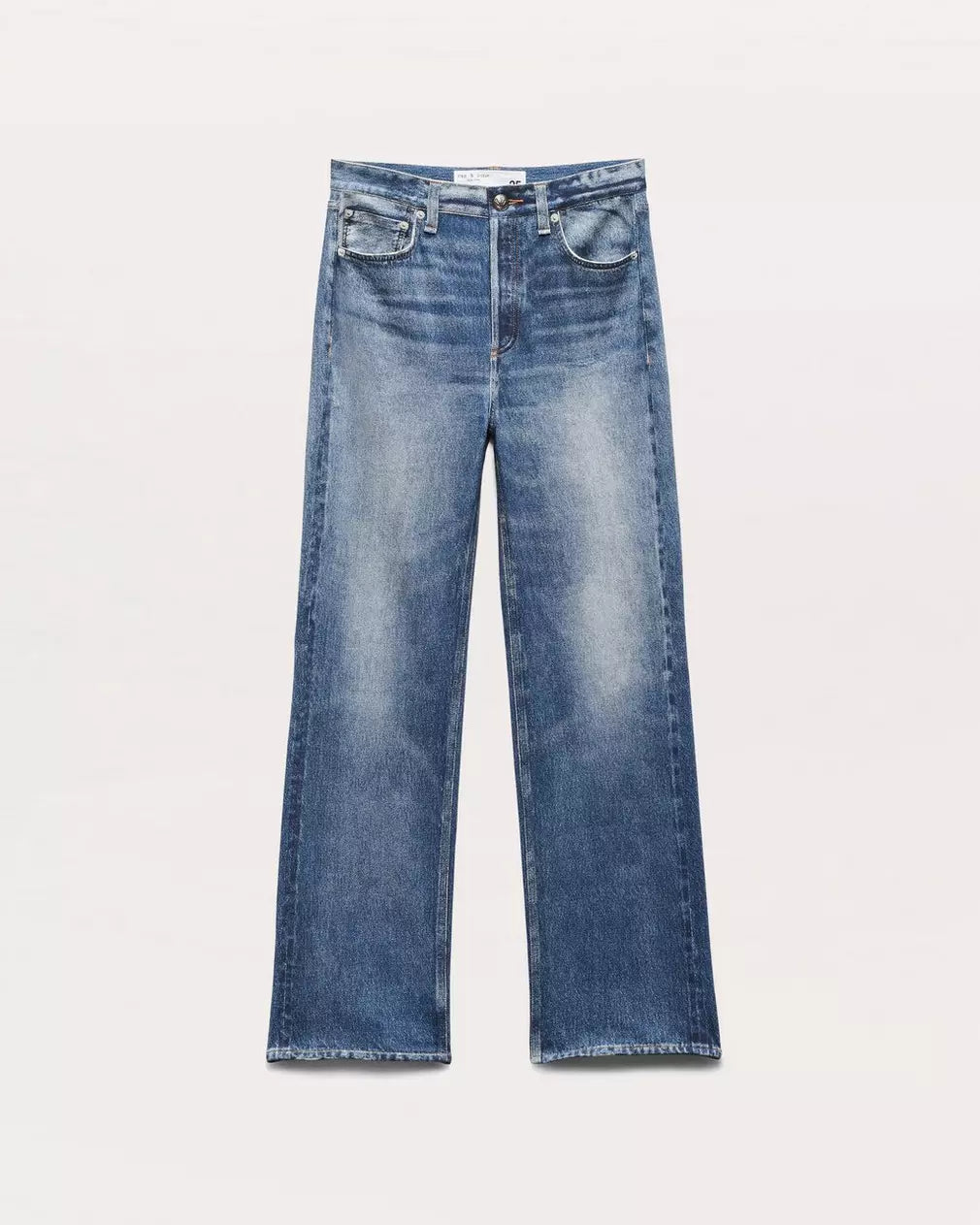 Rag & Bone Miramar Shea High-Rise Relaxed Straight Jeans