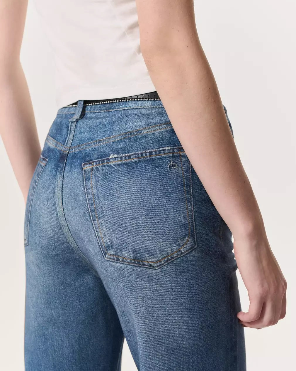 Rag & Bone Miramar Shea High-Rise Relaxed Straight Jeans