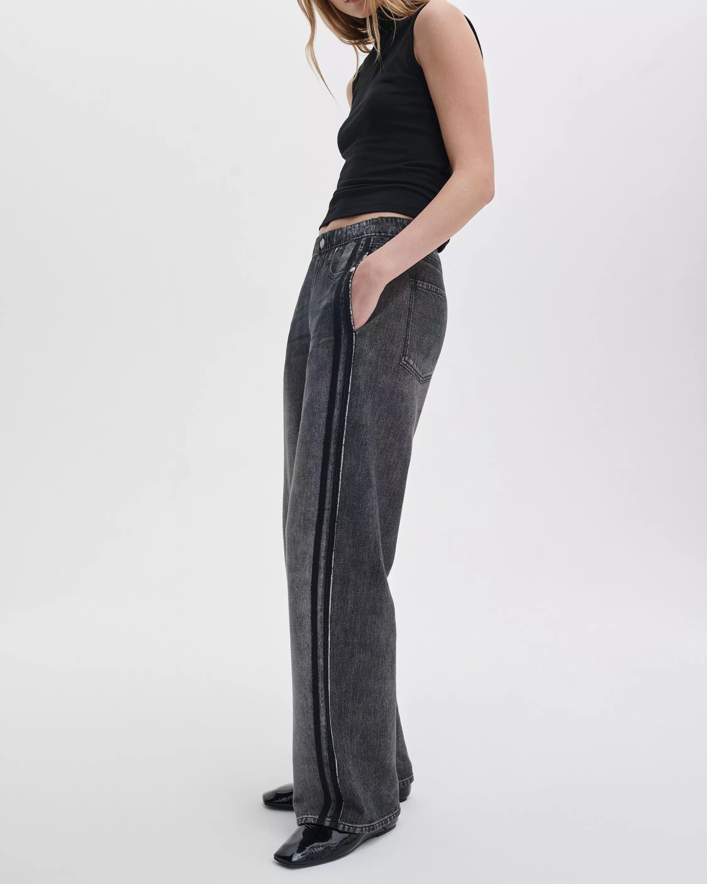 Rag and Bone Miramar Wide-Leg Track Pants