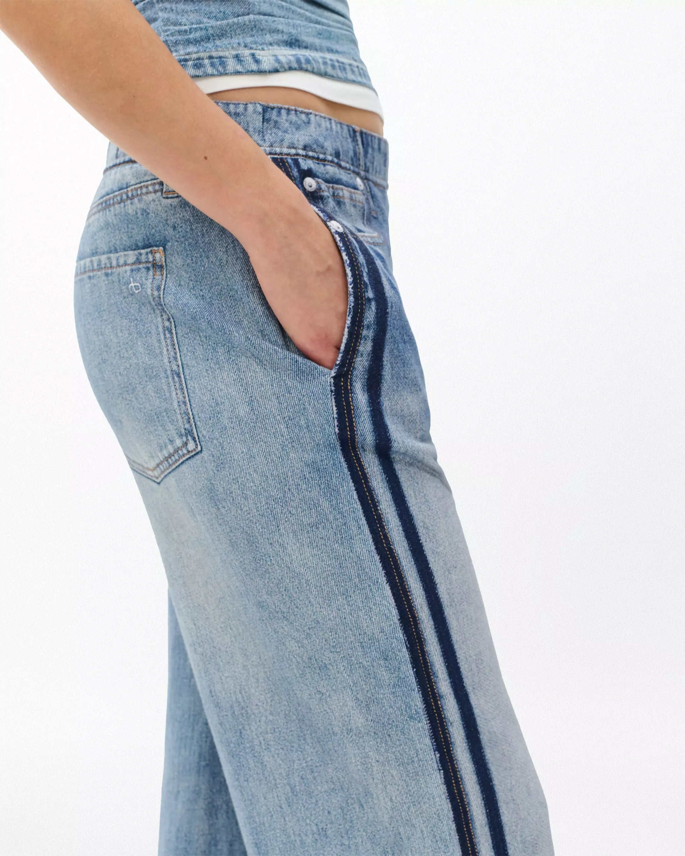 Rag and Bone Miramar Wide-Leg Track Pants