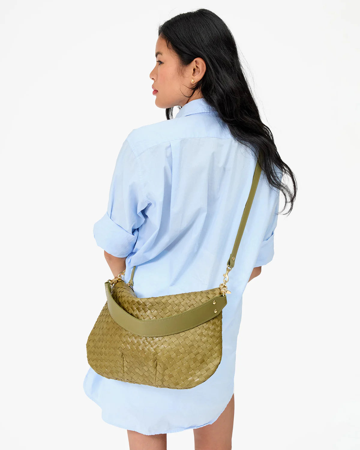 Clare V. Moyen Messenger Woven Diagonal CVH1000683