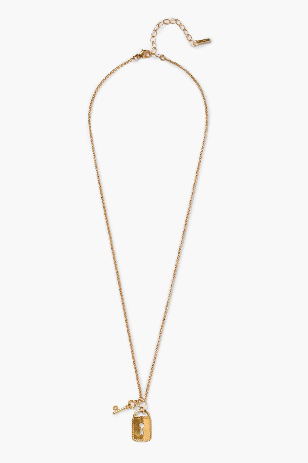 Chan Luu Mini Padlock Necklace Yellow Gold NG-15434