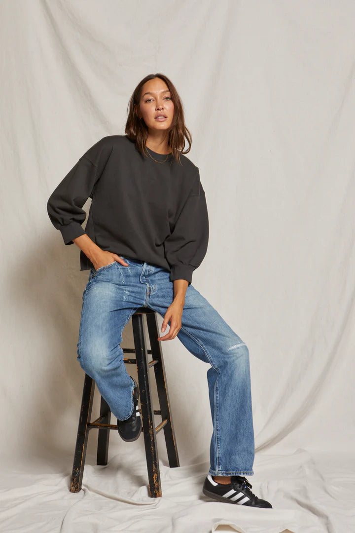 Perfect White Tee Niall Bubble Sleeve Sweatshirt