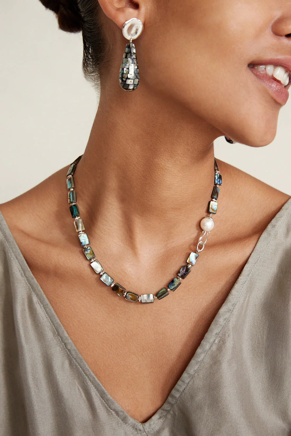 Chan Luu Luz Necklace Abalone NS-15138