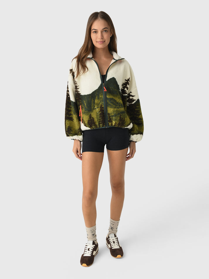 The Great The Plush Terrain Full-Zip in Mountain View Landscape