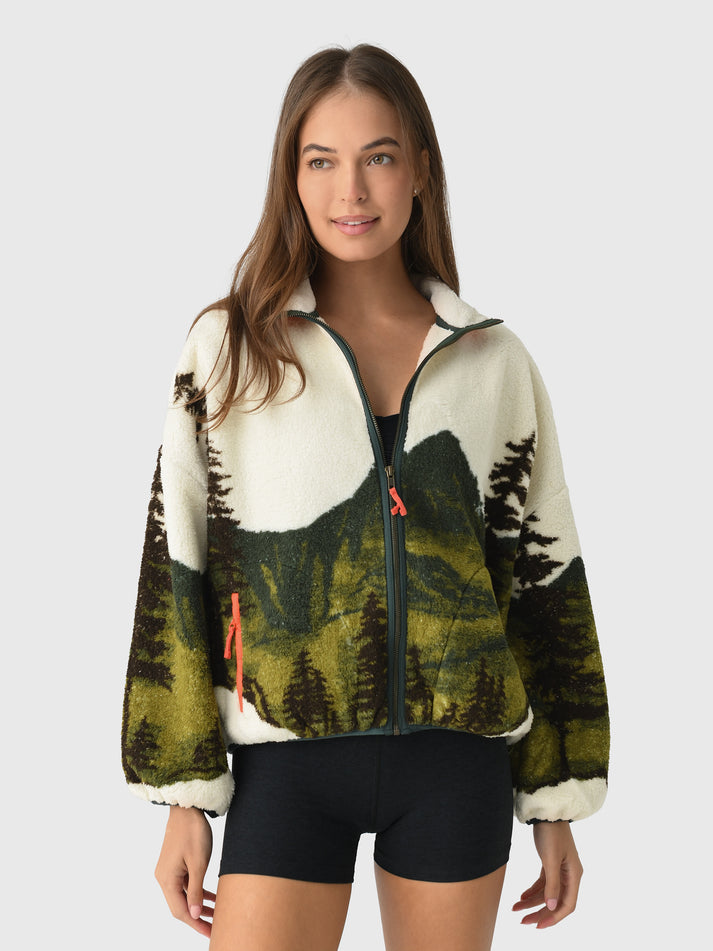 The Great The Plush Terrain Full-Zip in Mountain View Landscape