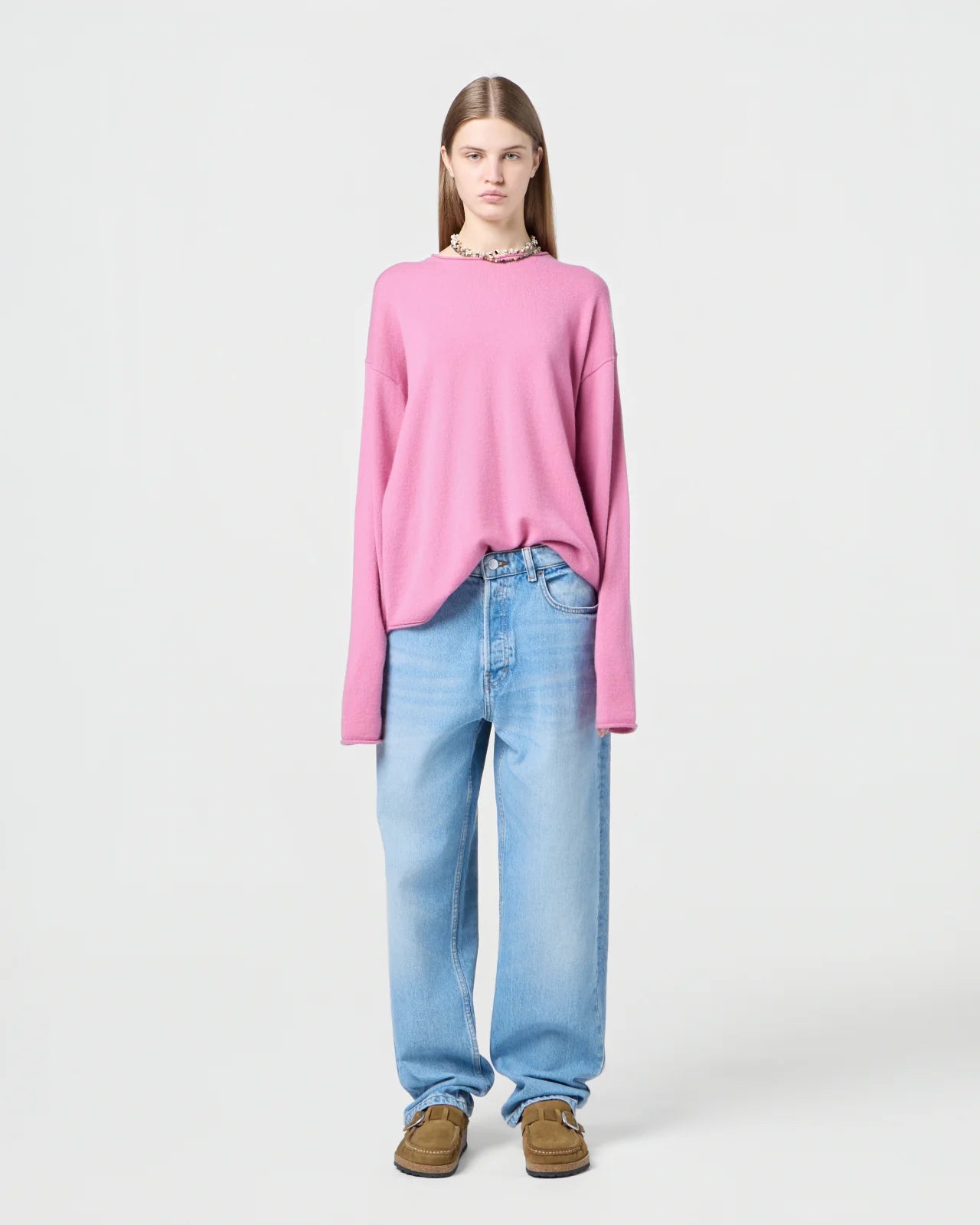 Guest in Residence Cashmere Oversized Crew U10110JL