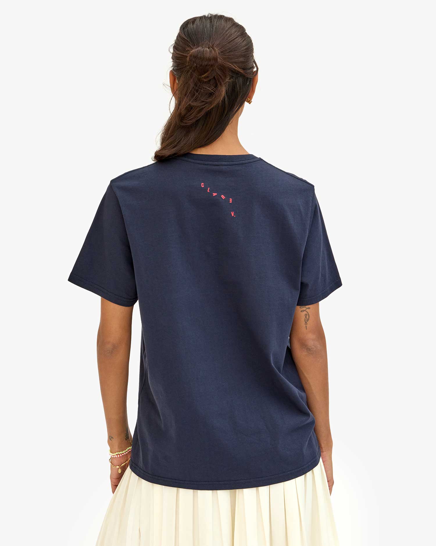 Clare V Original Tee Ciao Navy AP-TT-OG-100118