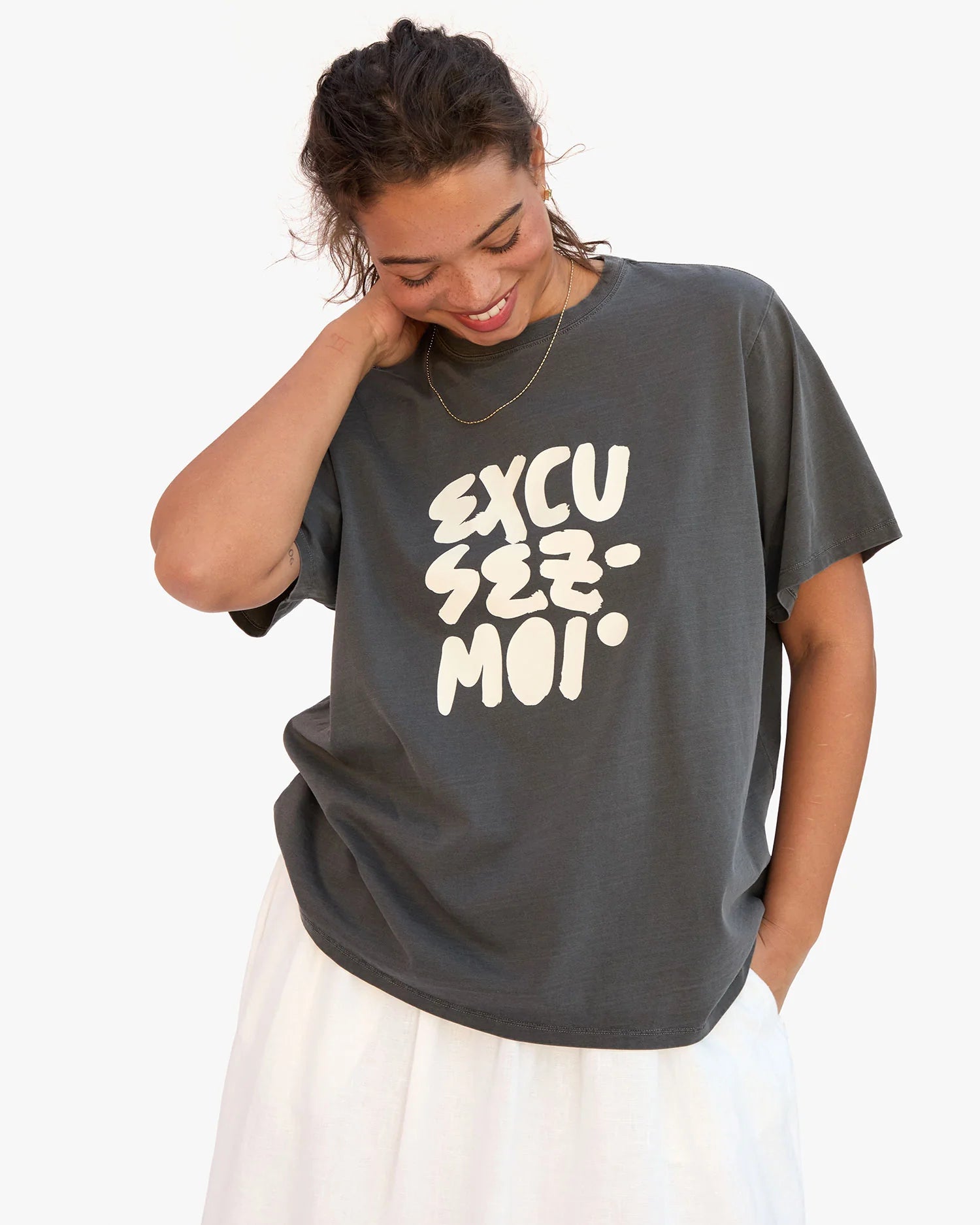 Clare V. Original Tee CVA1000391-FDBLK-XS