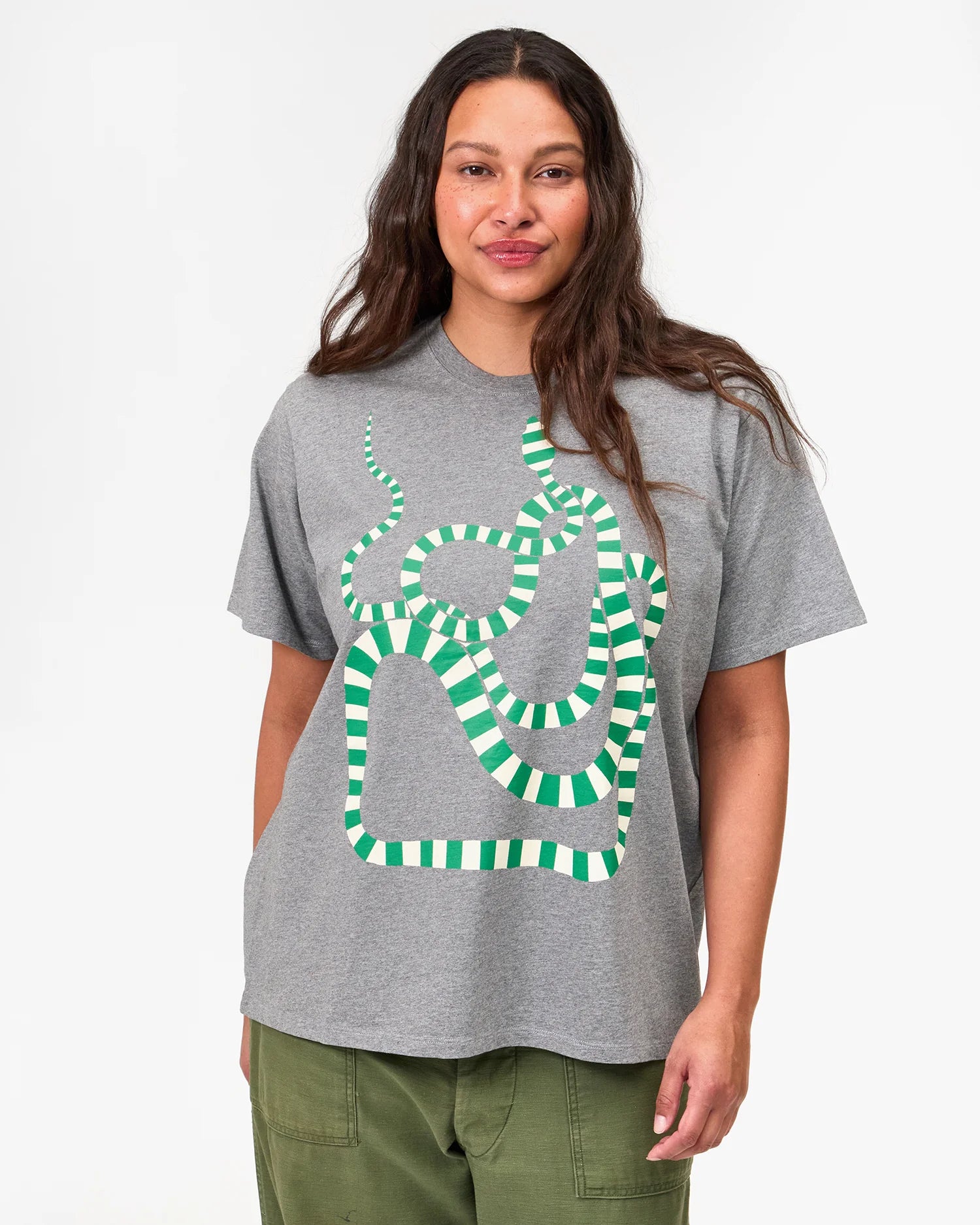 Clare V Original Tee Snake AP-TT-OG-100141